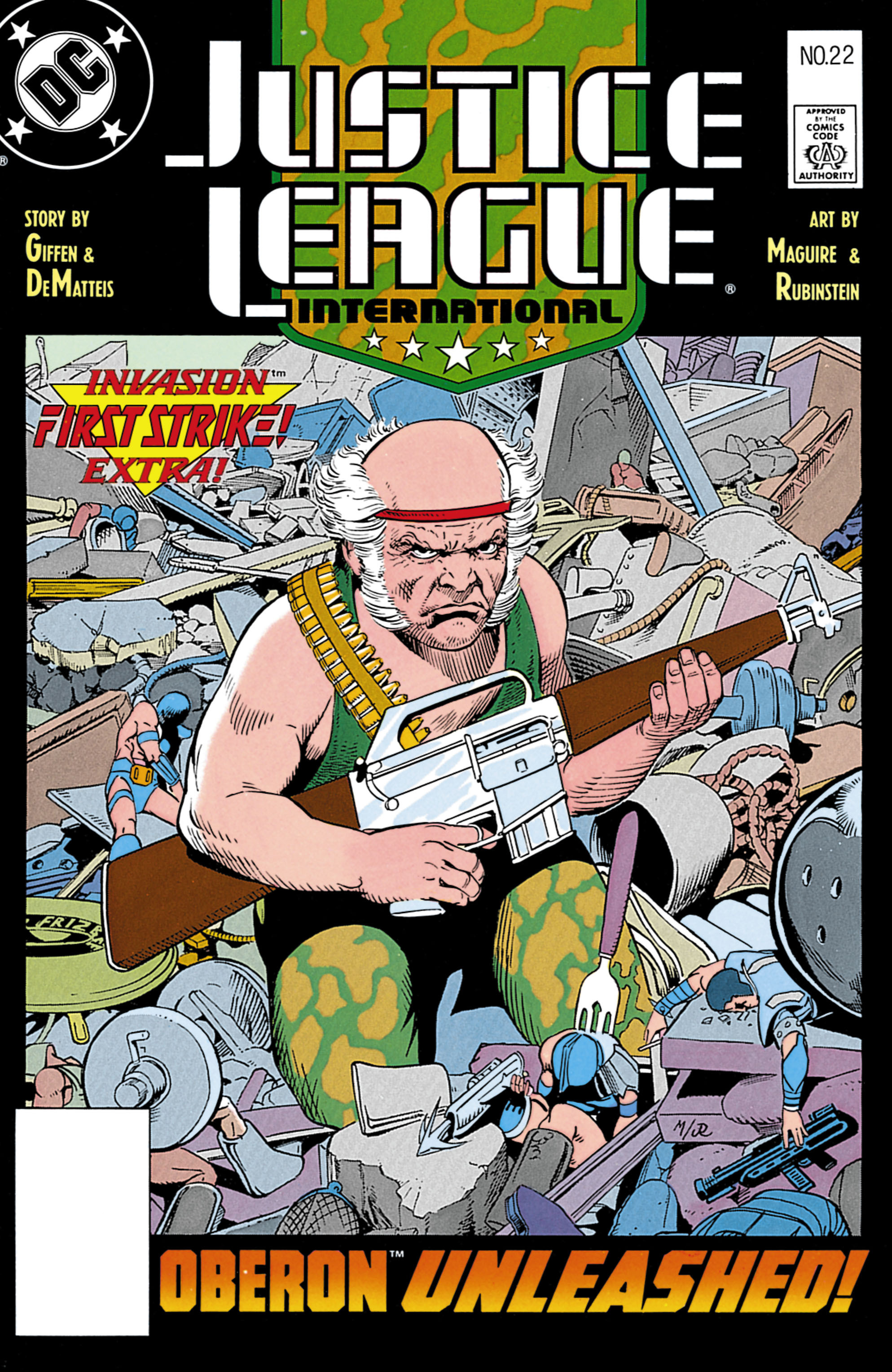 Read online Justice League International (1987) comic -  Issue #22 - 1