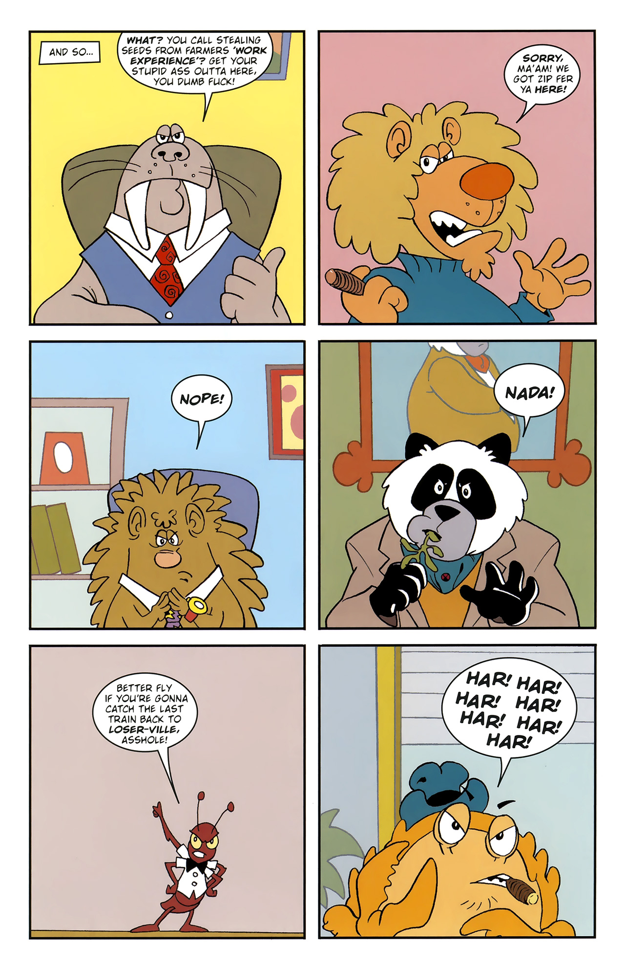 Read online Mark Millar's The Unfunnies comic -  Issue #1 - 11