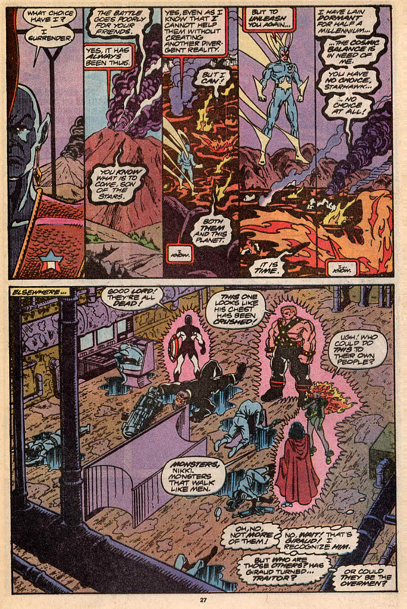 Read online Guardians of the Galaxy (1990) comic -  Issue #9 - 21