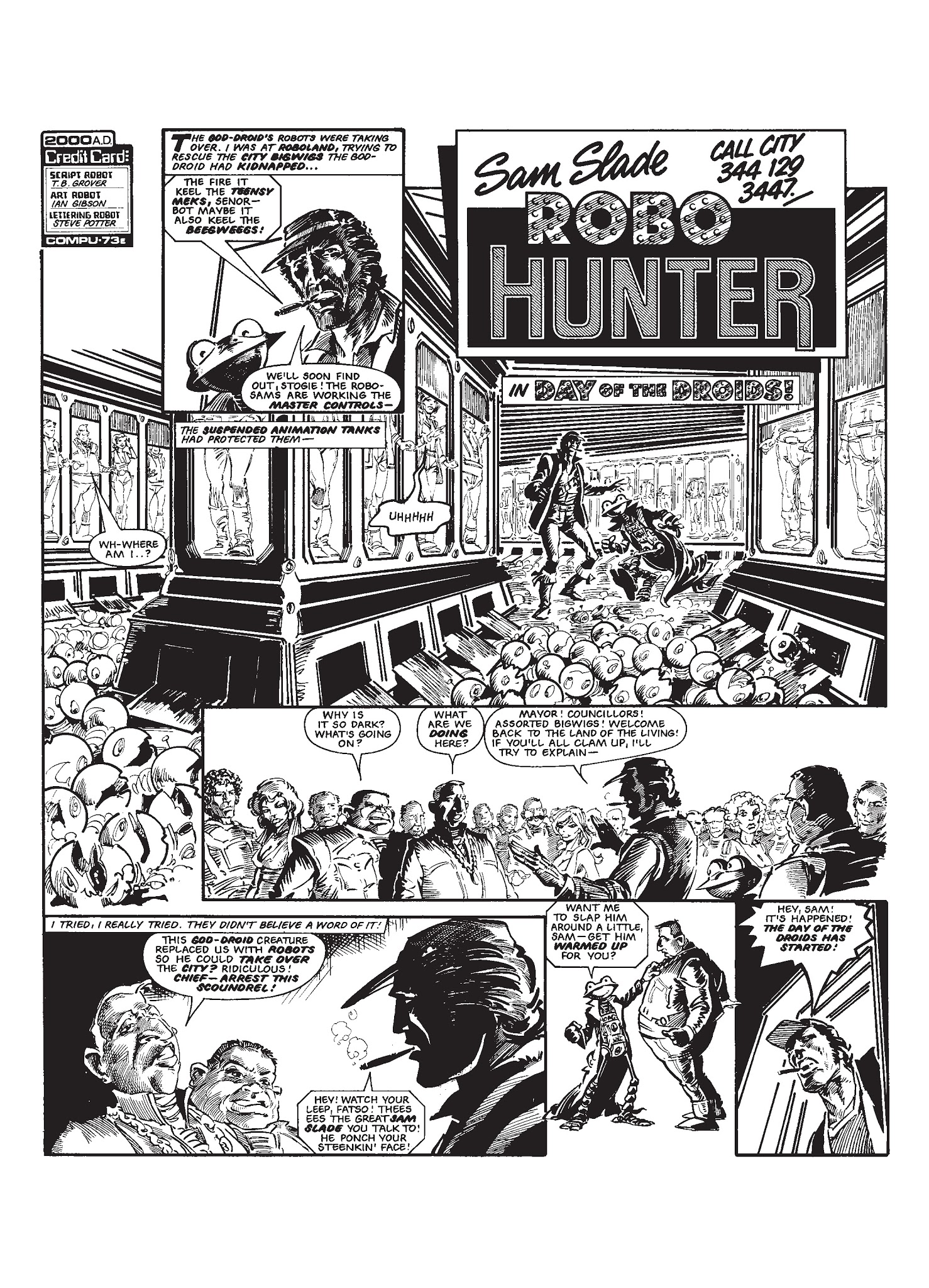 Read online Robo-Hunter: The Droid Files comic -  Issue # TPB 1 - 213