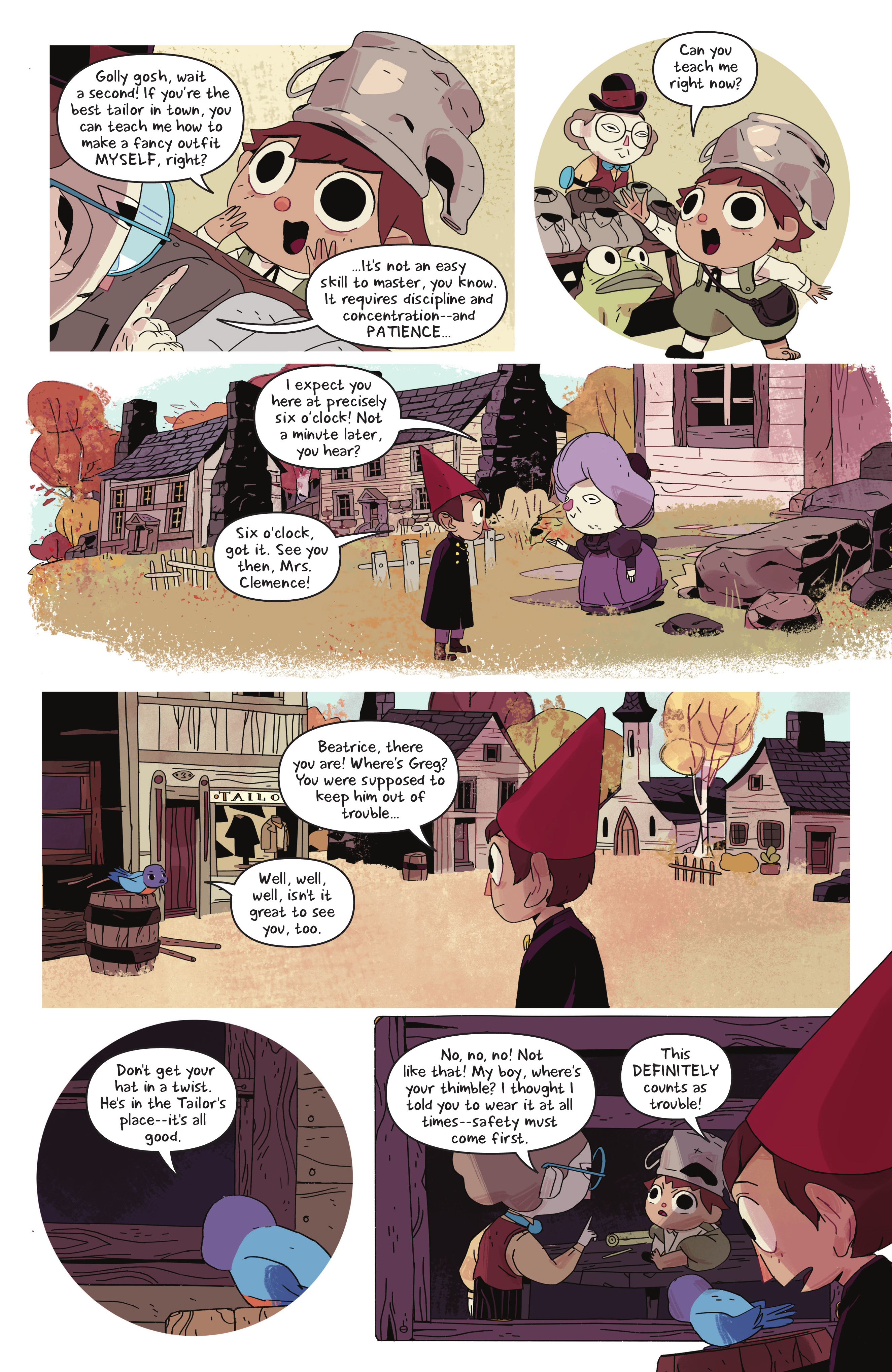 Read online Over the Garden Wall: Hollow Town comic -  Issue # TPB - 29