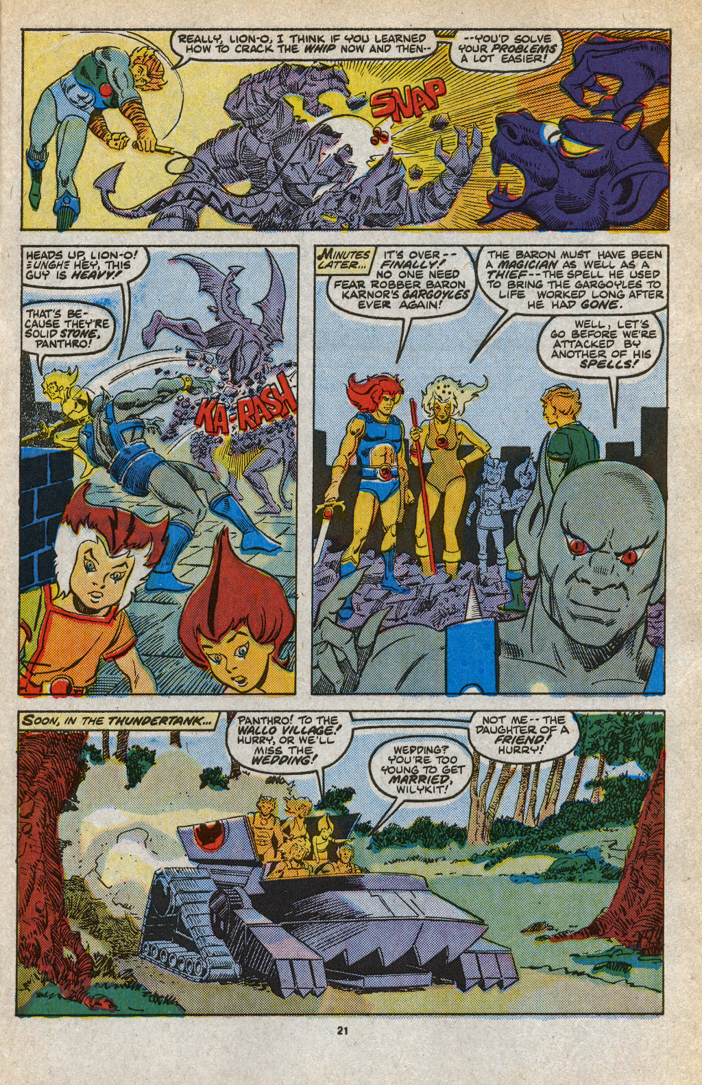 Read online ThunderCats (1985) comic -  Issue #17 - 31