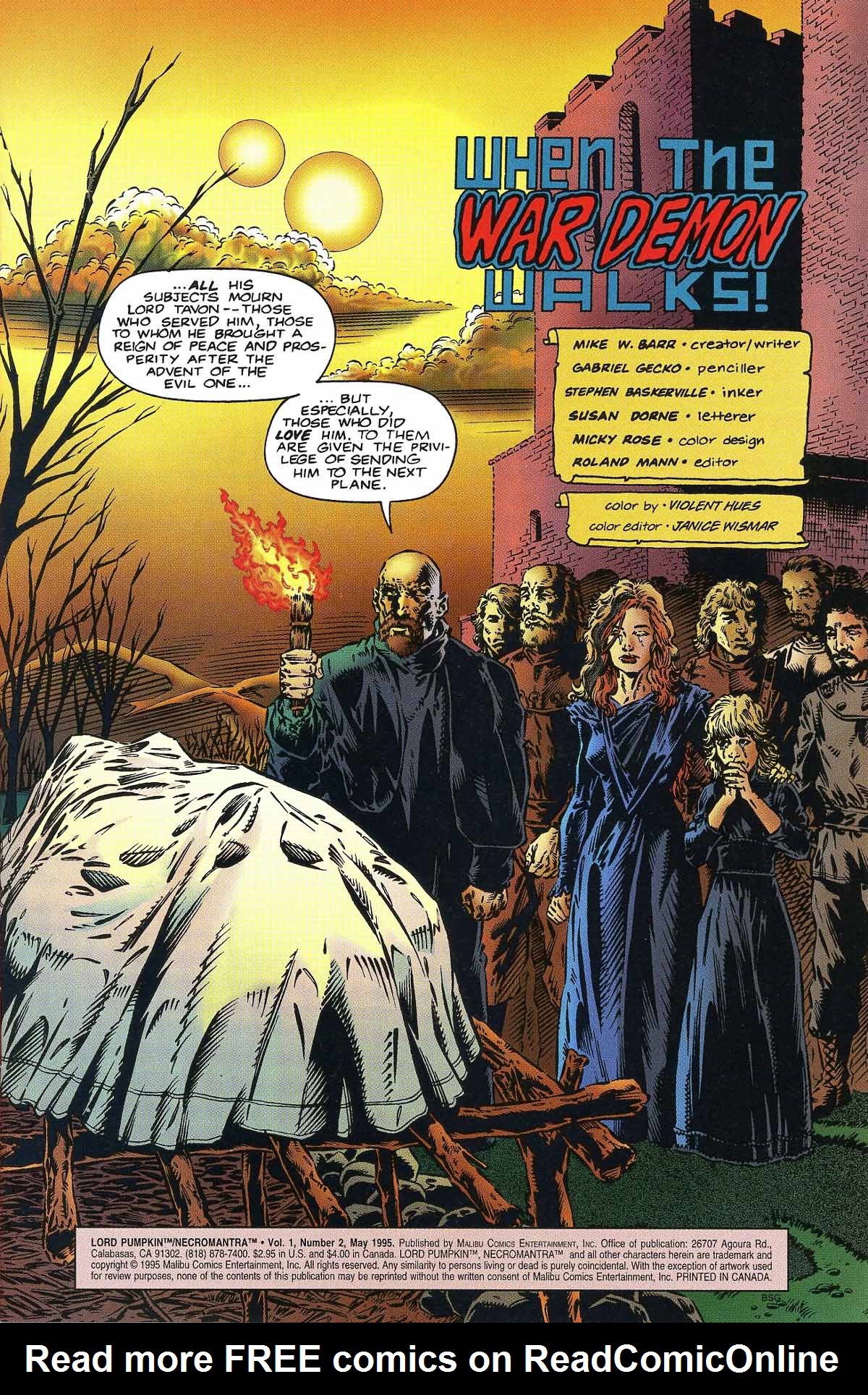 Read online Lord Pumpkin/Necromantra comic -  Issue #2 - 3