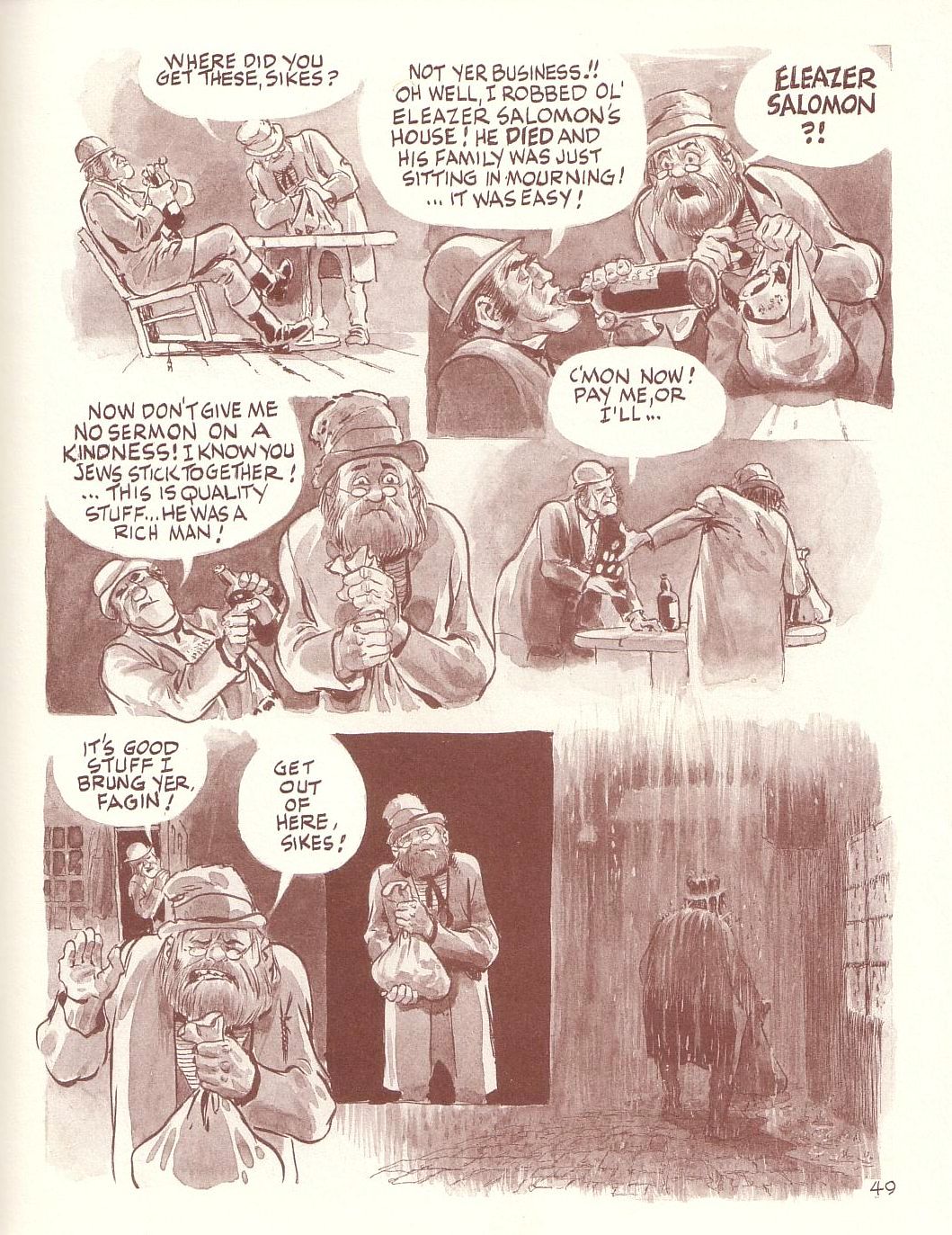 Read online Fagin the Jew comic -  Issue # TPB - 50