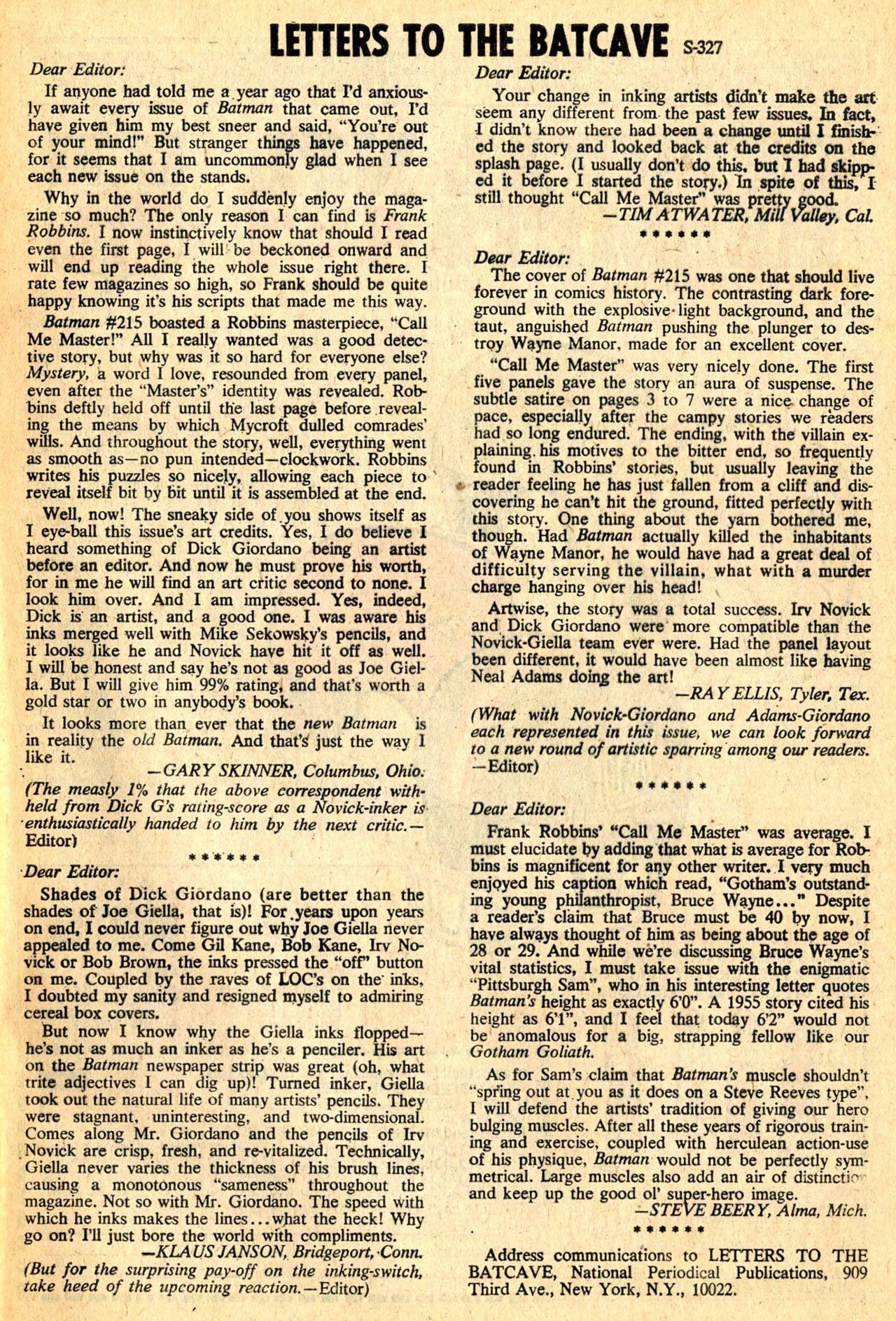 Read online Batman (1940) comic -  Issue #219 - 33