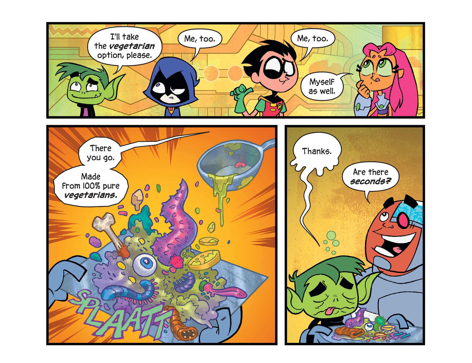 Read online Teen Titans Go! To Camp comic -  Issue #7 - 8