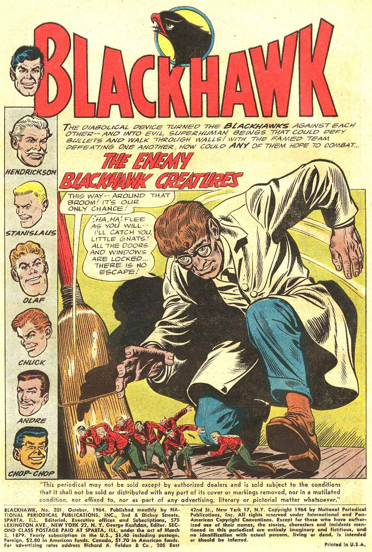 Read online Blackhawk (1957) comic -  Issue #201 - 4