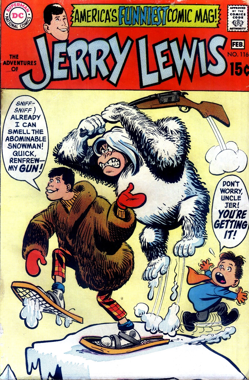 Read online The Adventures of Jerry Lewis comic -  Issue #116 - 1