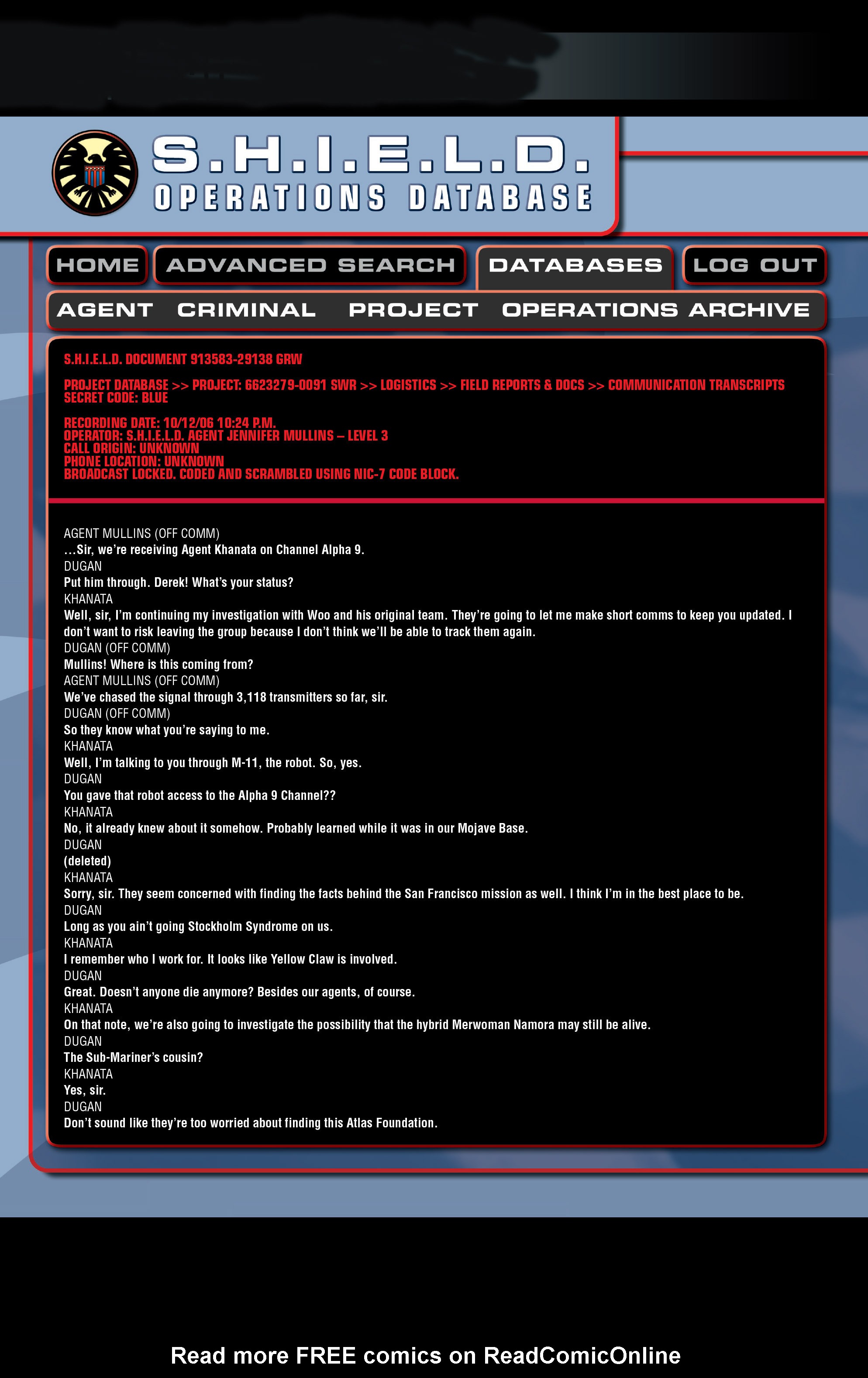 Read online Agents Of Atlas (2006) comic -  Issue #3 - 24
