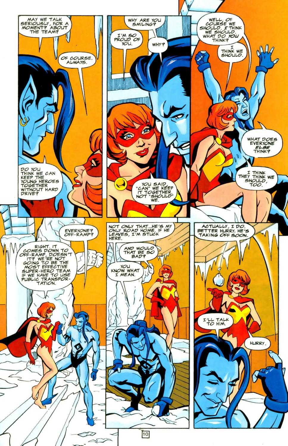 Read online Young Heroes in Love comic -  Issue #13 - 11