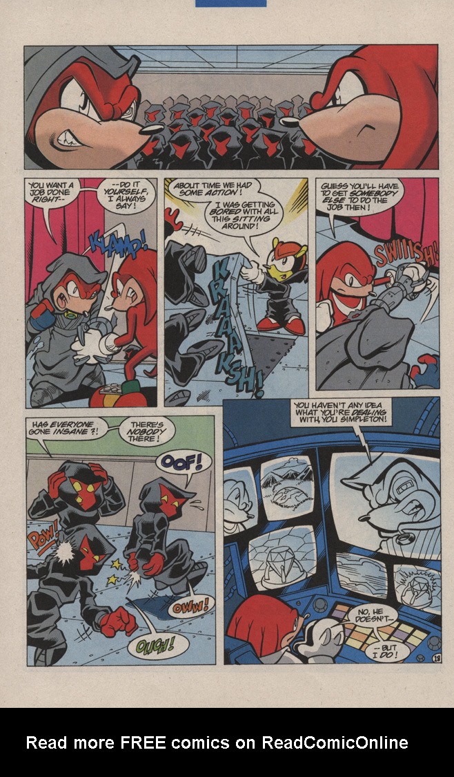 Read online Knuckles the Echidna comic -  Issue #3 - 26