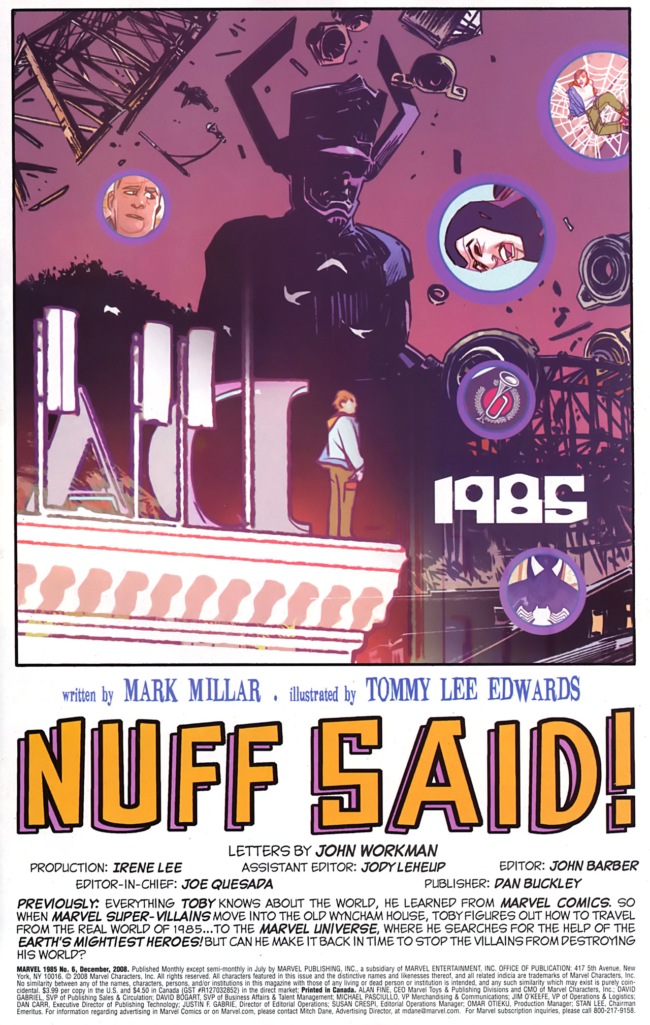 Read online Marvel 1985 comic -  Issue #6 - 2