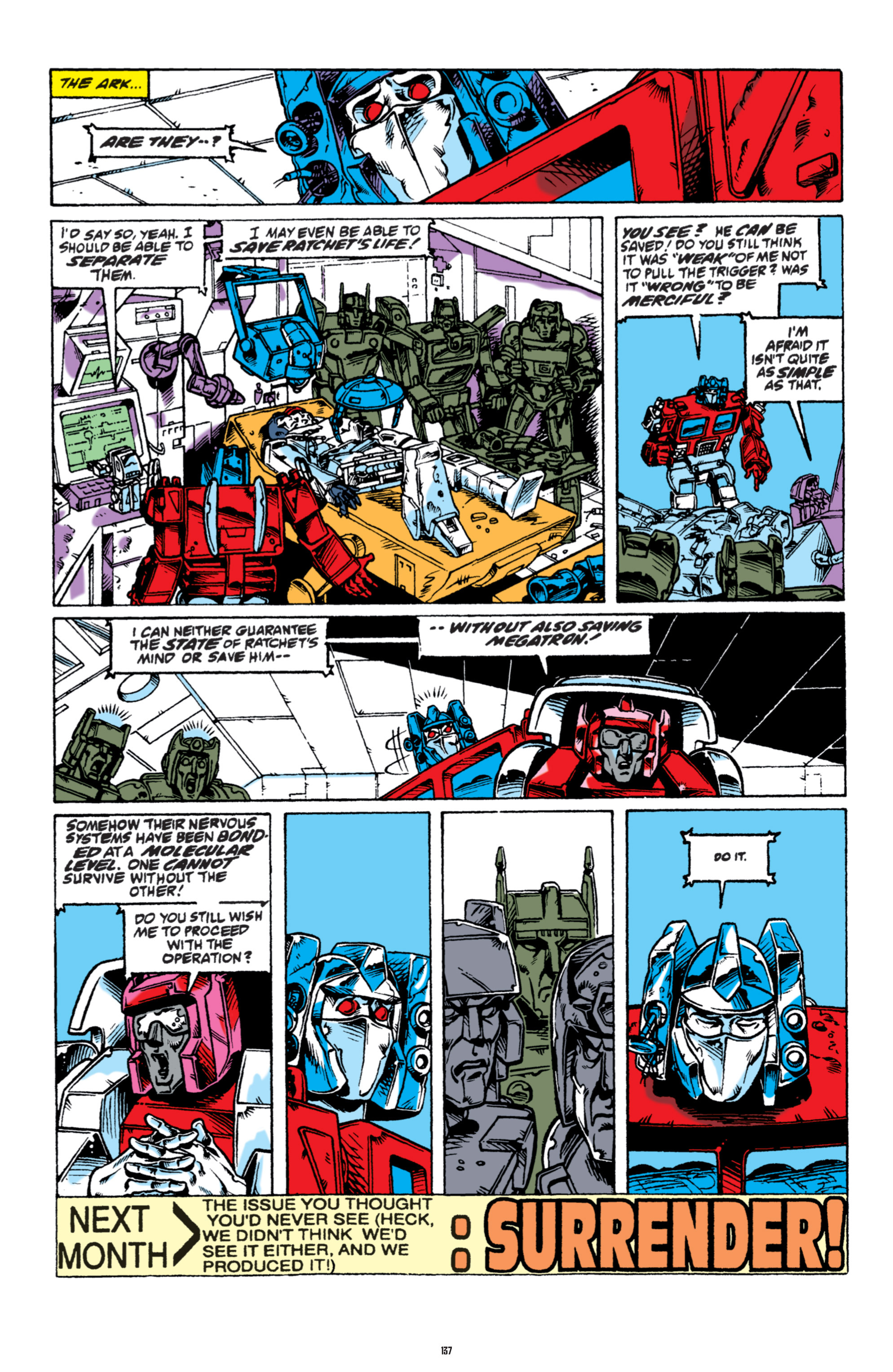 Read online The Transformers Classics comic -  Issue # TPB 6 - 137