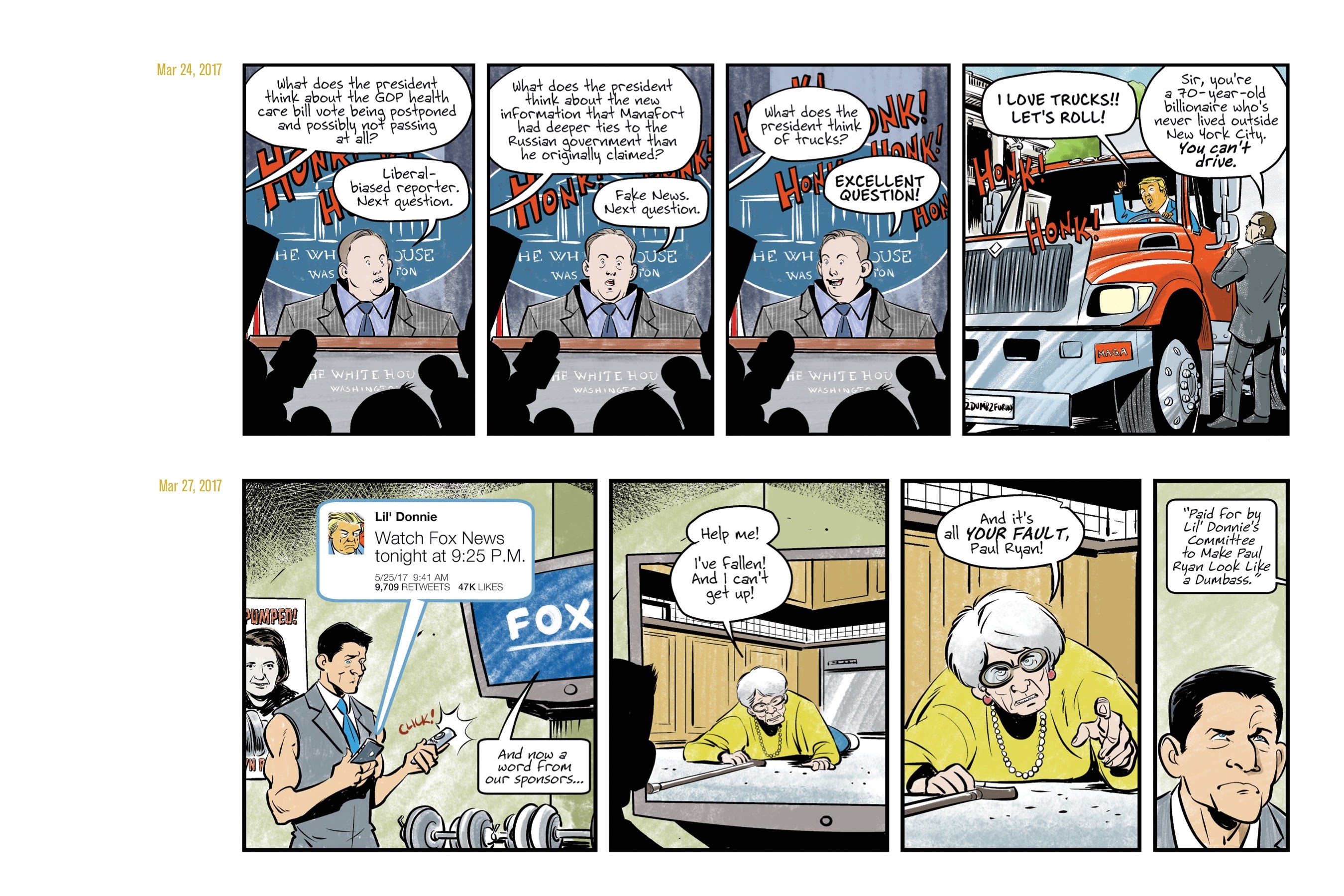 Read online Lil' Donnie: Executive Privilege comic -  Issue # TPB - 22