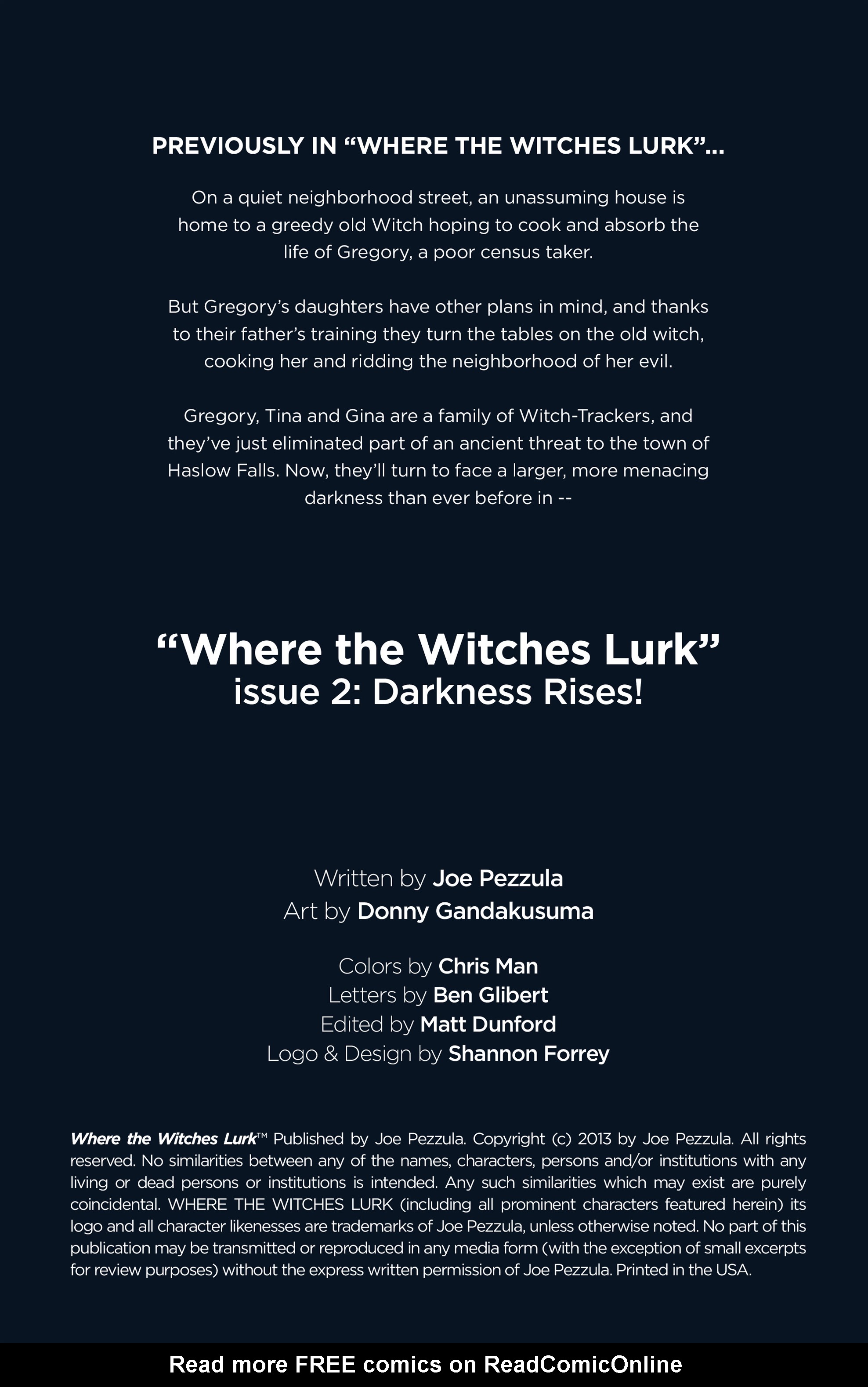 Read online Where the Witches Lurk comic -  Issue #2 - 2
