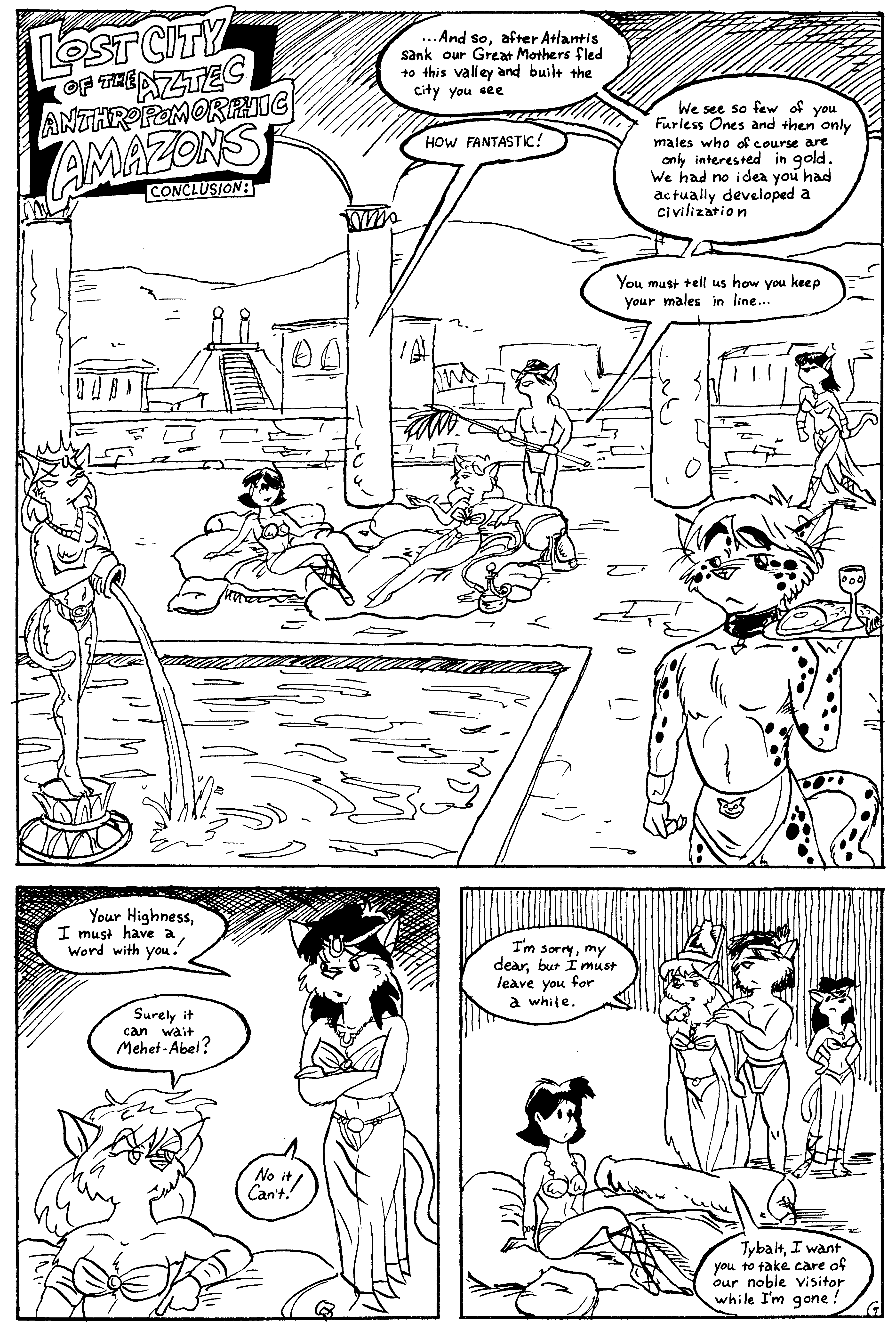 Read online Aztec Anthropomorphic Amazons comic -  Issue # Full - 18