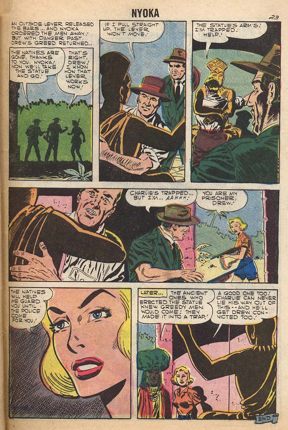 Read online Nyoka the Jungle Girl (1955) comic -  Issue #22 - 25