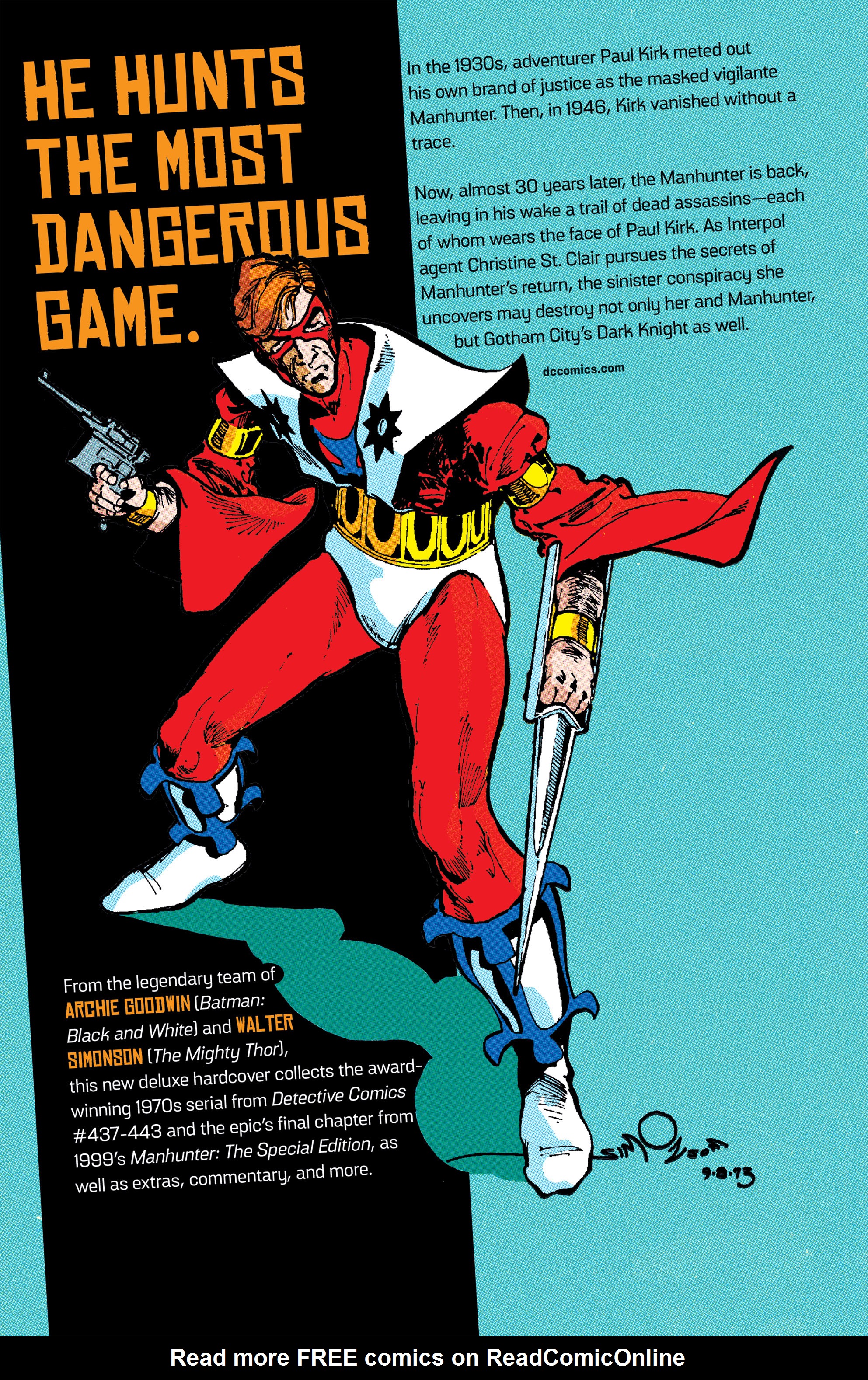 Read online Manhunter by Archie Goodwin and Walter Simonson Deluxe Edition comic -  Issue # TPB - 111