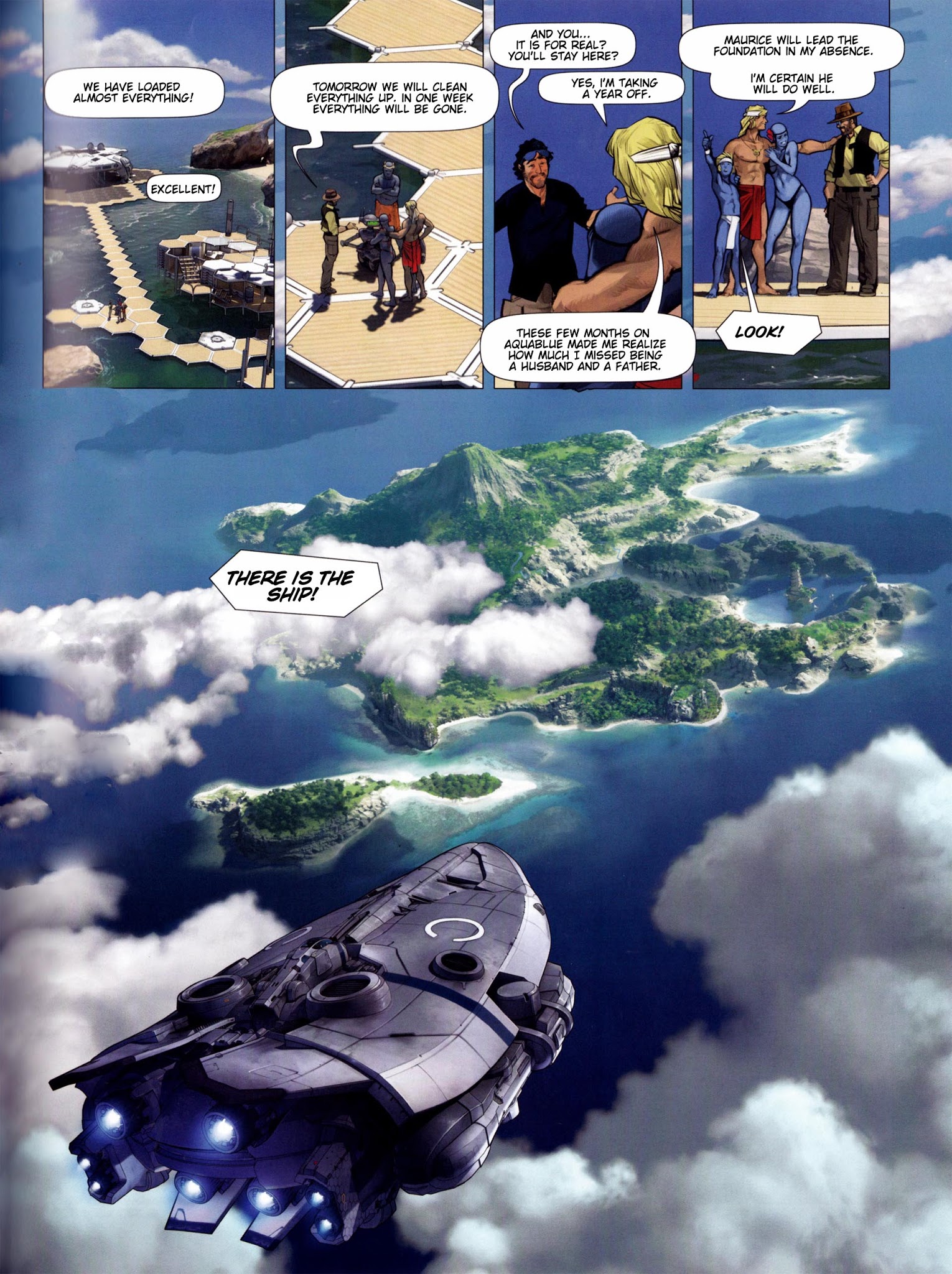 Read online Aquablue comic -  Issue #12 - 47
