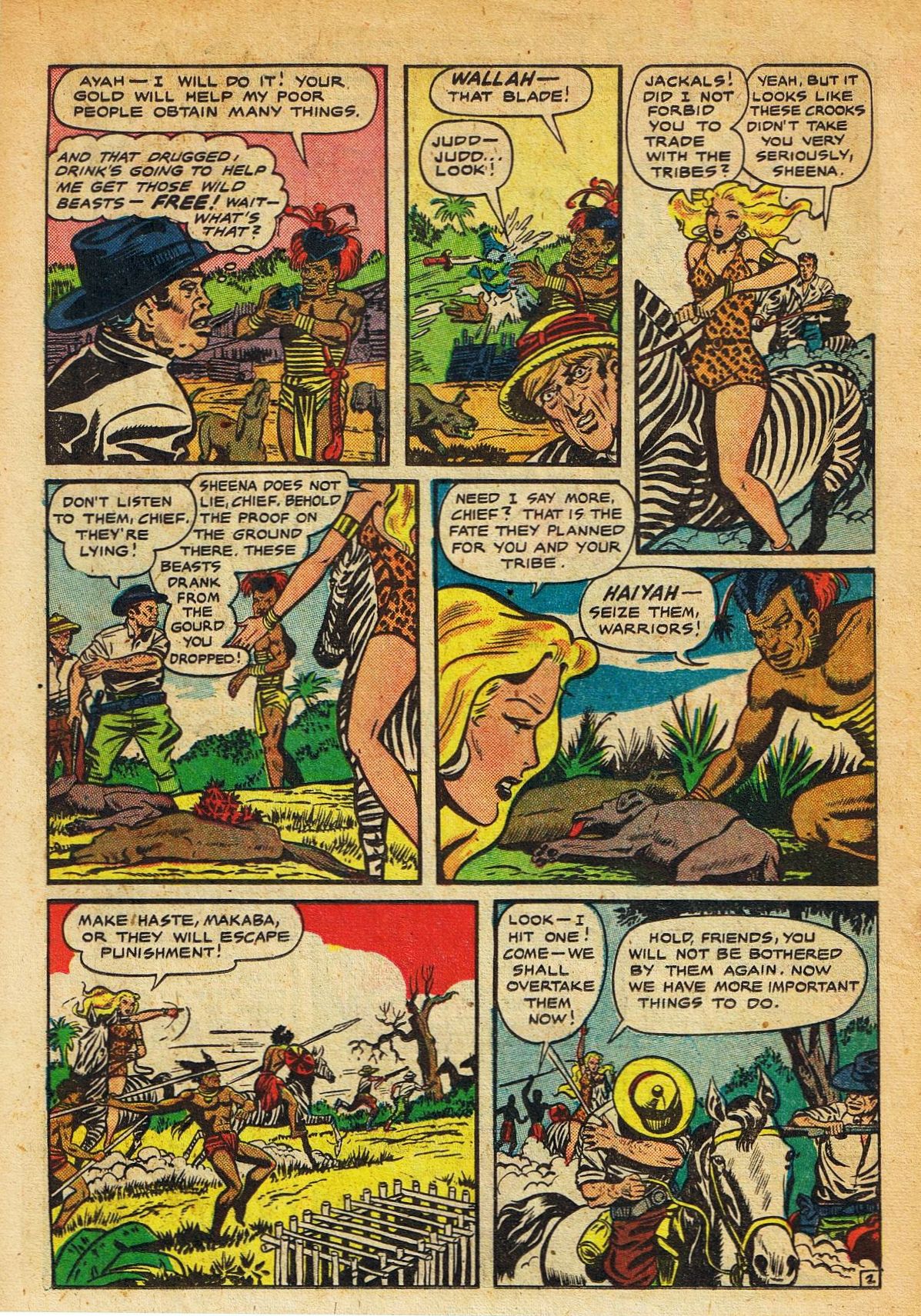 Read online Sheena, Queen of the Jungle (1942) comic -  Issue #11 - 18