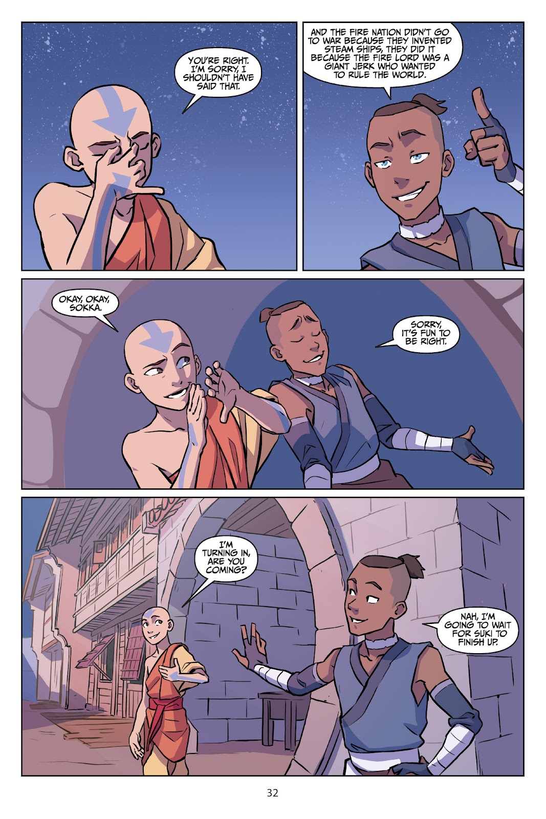 Read online Nickelodeon Avatar: The Last Airbender - Imbalance comic -  Issue # TPB 3 - 33