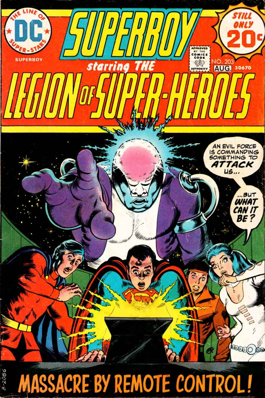 Read online Superboy (1949) comic -  Issue #203 - 1