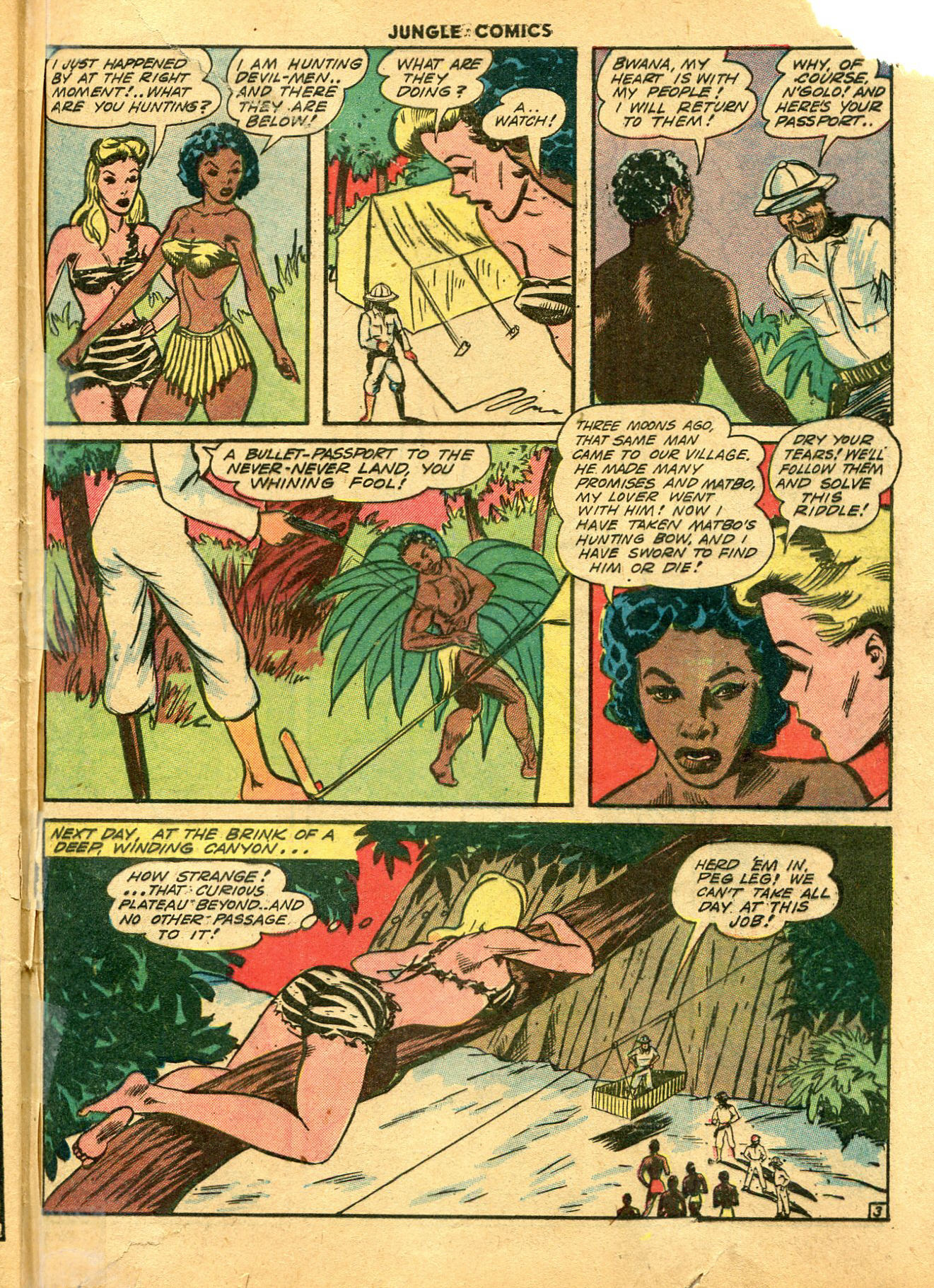 Read online Jungle Comics comic -  Issue #43 - 51