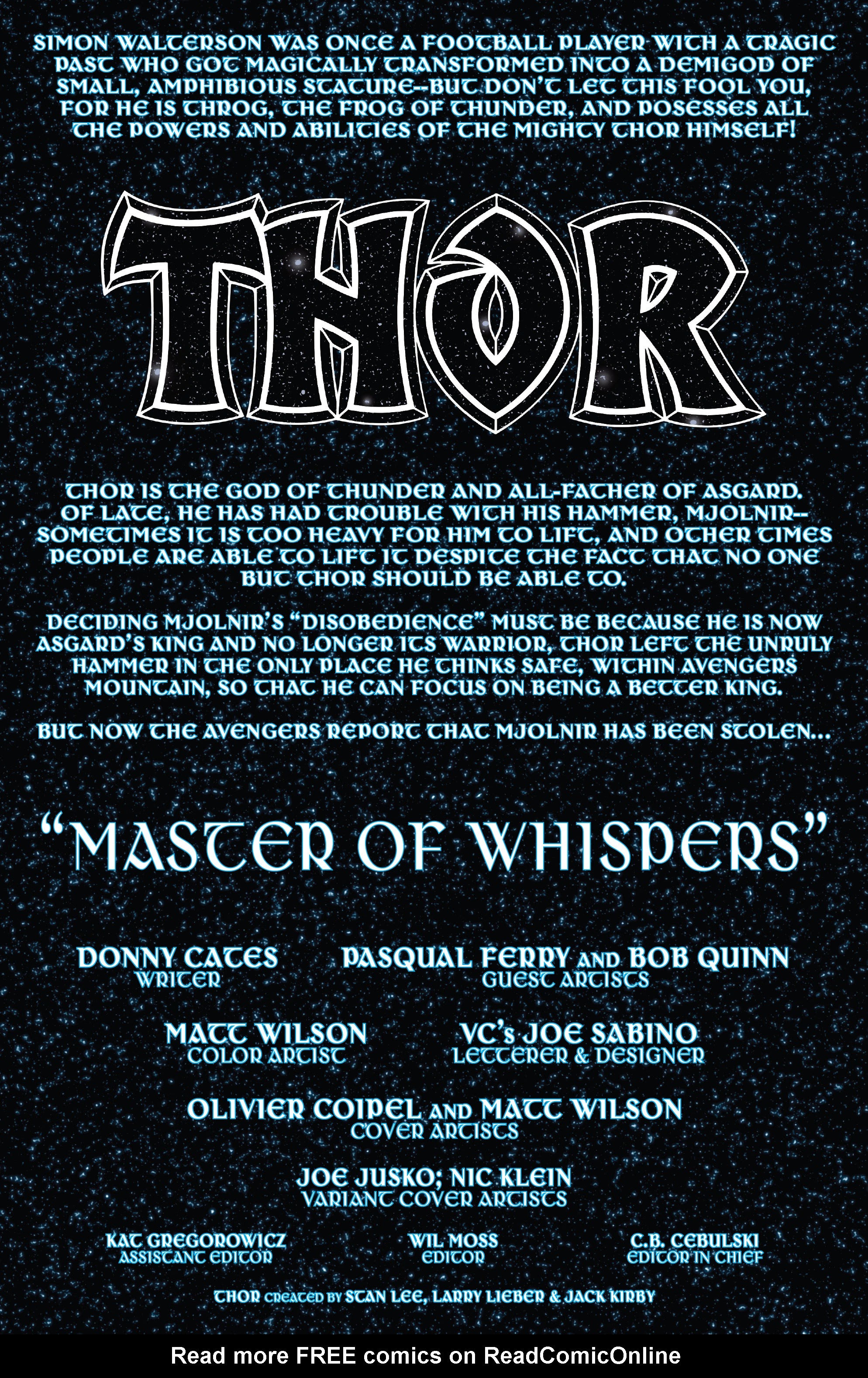 Read online Thor (2020) comic -  Issue #18 - 2