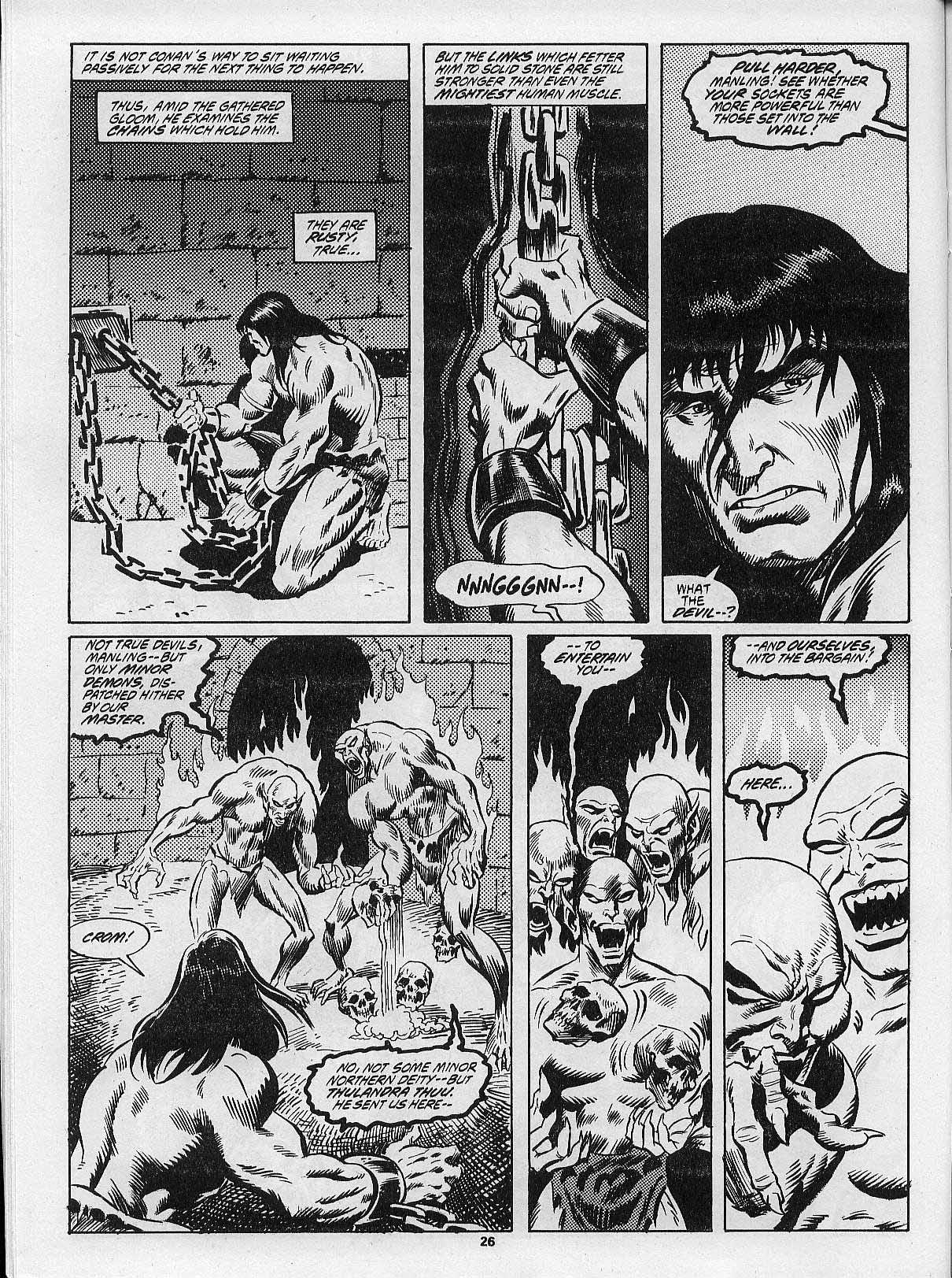 Read online The Savage Sword Of Conan comic -  Issue #201 - 28