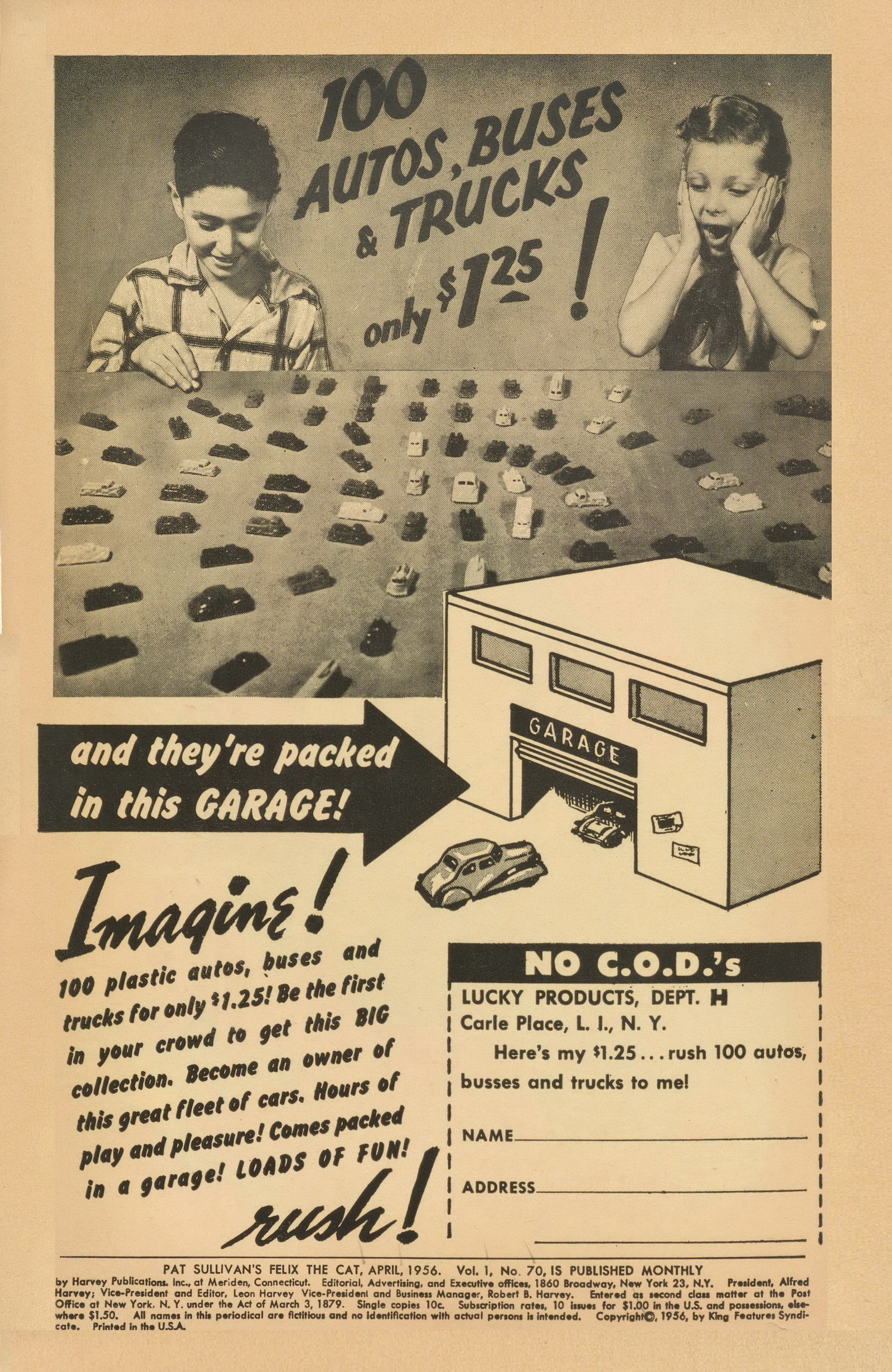 Read online Felix the Cat (1955) comic -  Issue #70 - 2