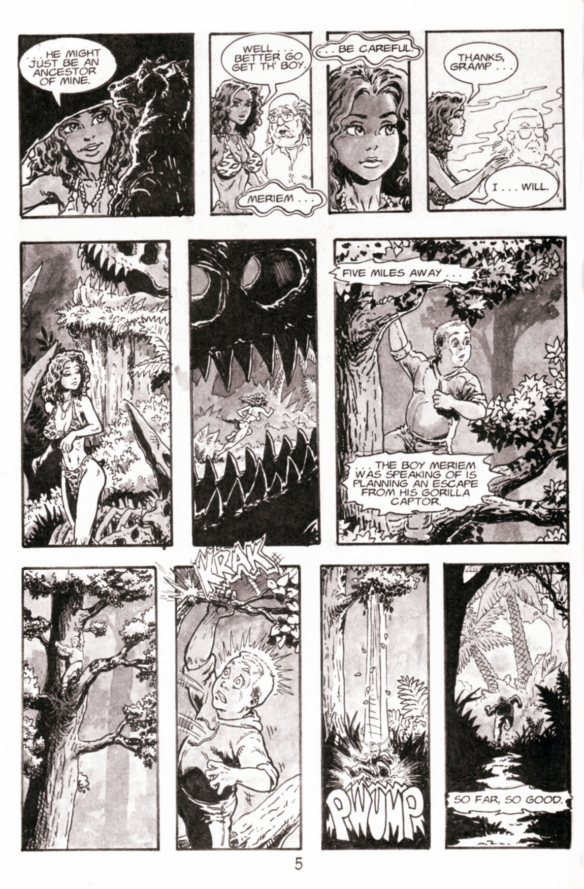 Read online Cavewoman comic -  Issue #5 - 6