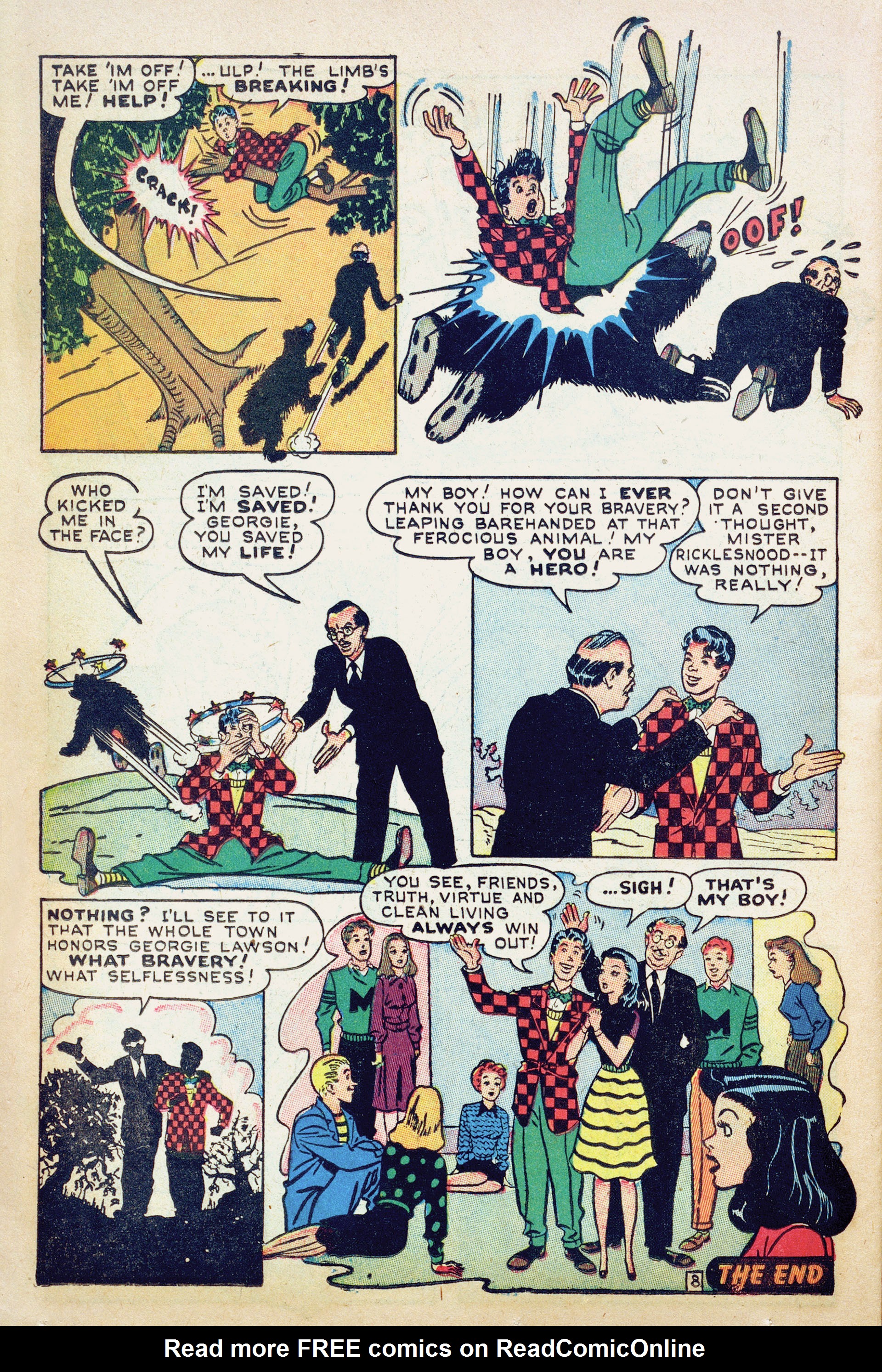 Read online Georgie Comics (1945) comic -  Issue #11 - 34