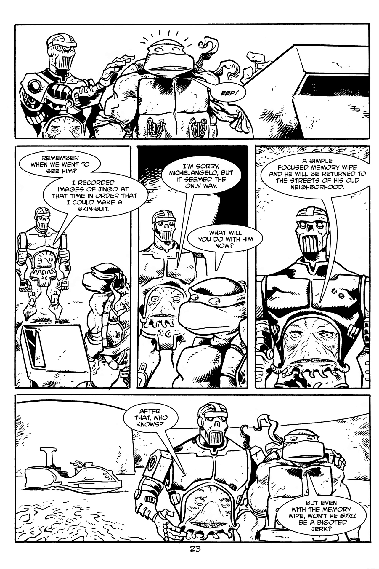 Read online Michelangelo The Third Kind comic -  Issue #4 - 25