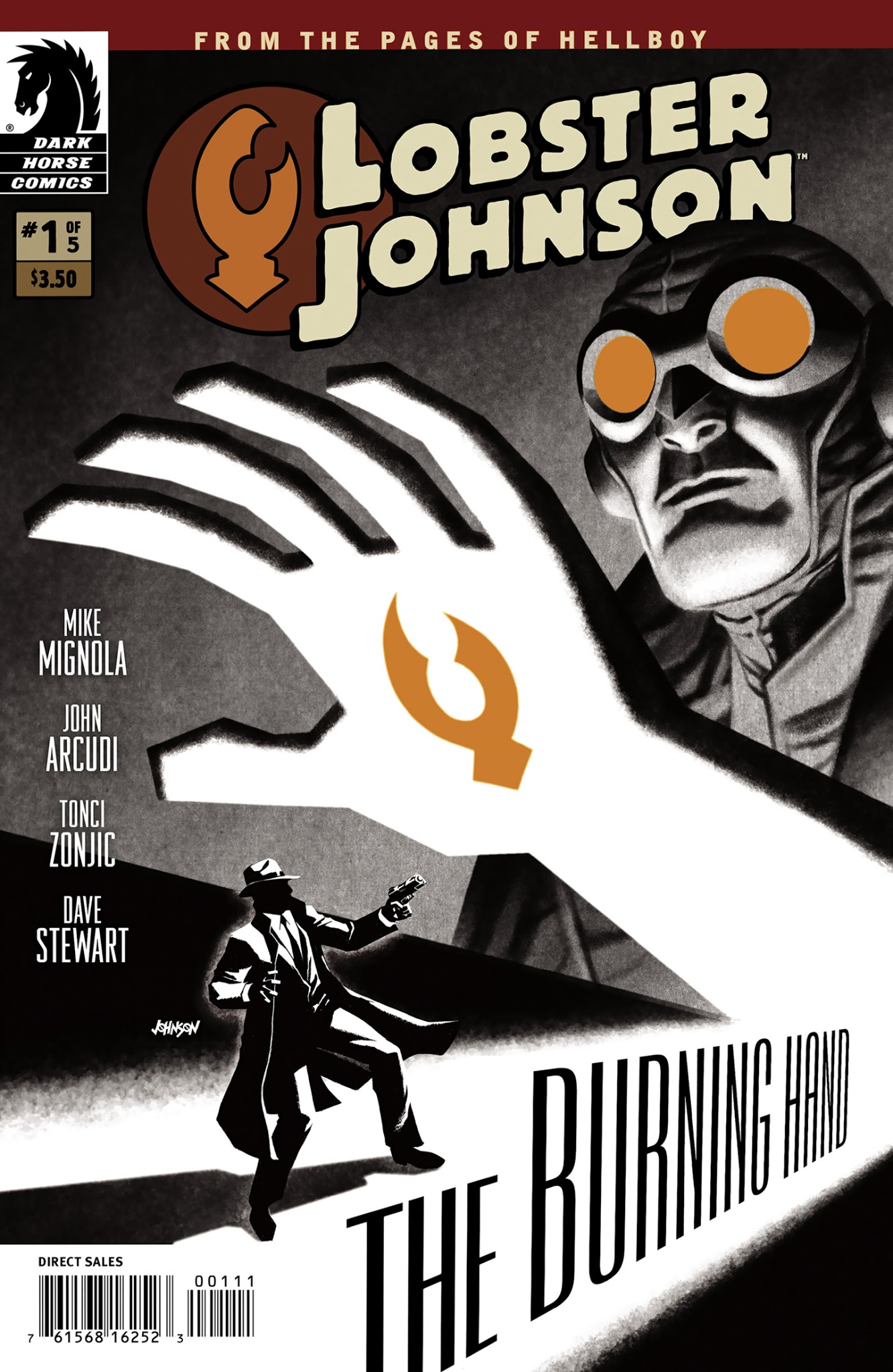 Read online Lobster Johnson: The Burning Hand comic -  Issue #1 - 1