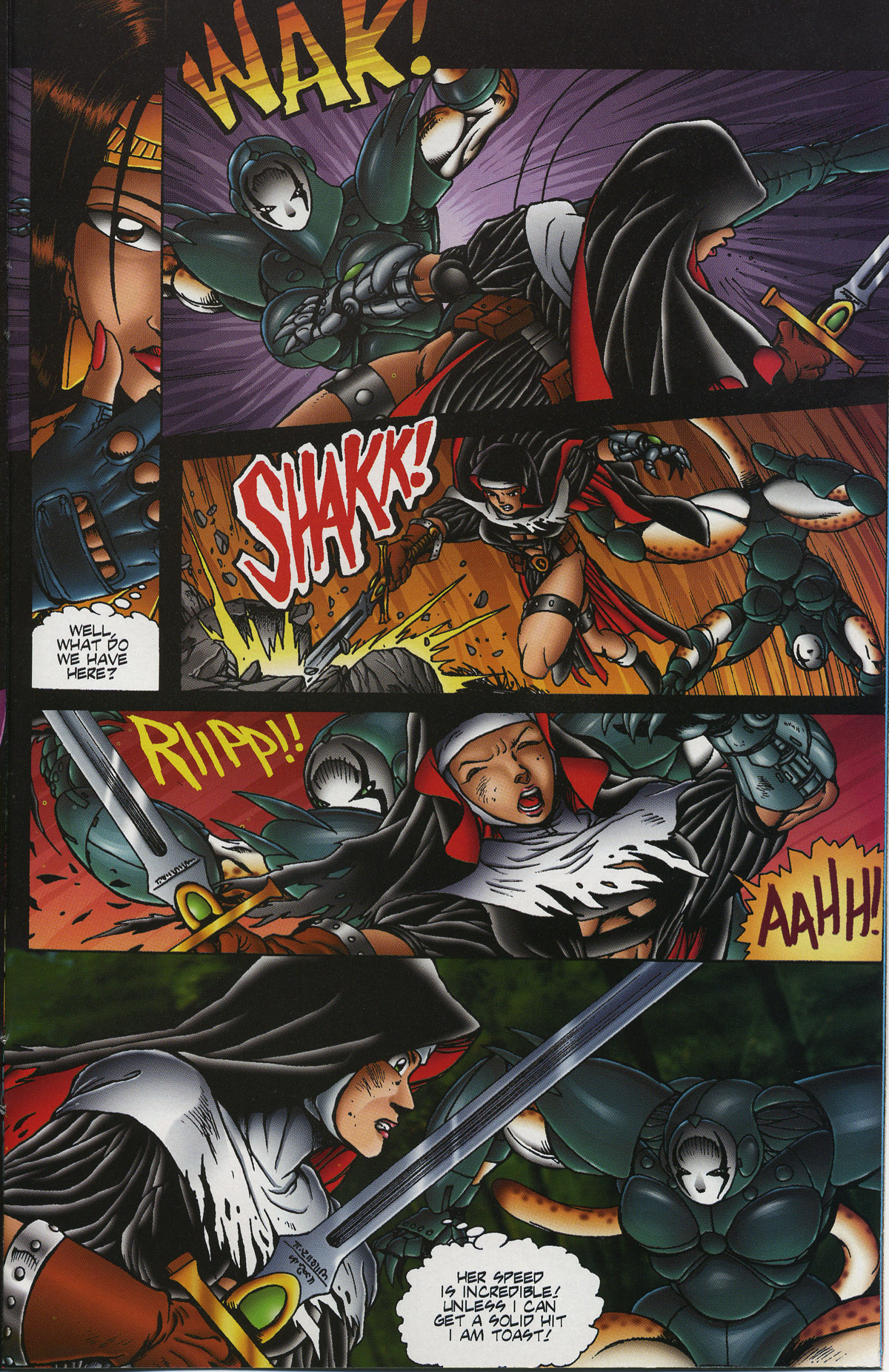 Read online Warrior Nun Areala: Rituals comic -  Issue #2 - 21