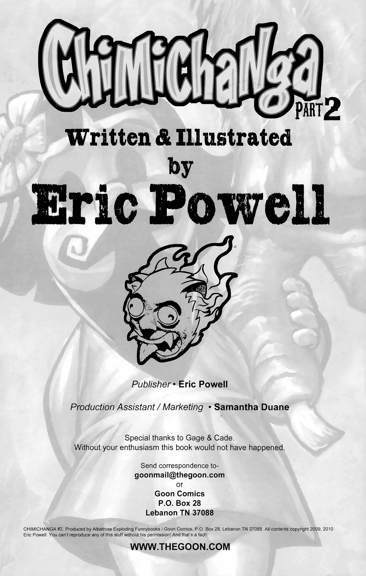 Read online Chimichanga comic -  Issue #2 - 2