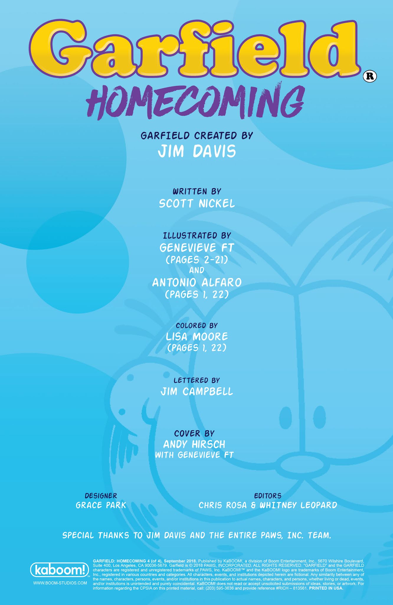 Read online Garfield: Homecoming comic -  Issue #4 - 2