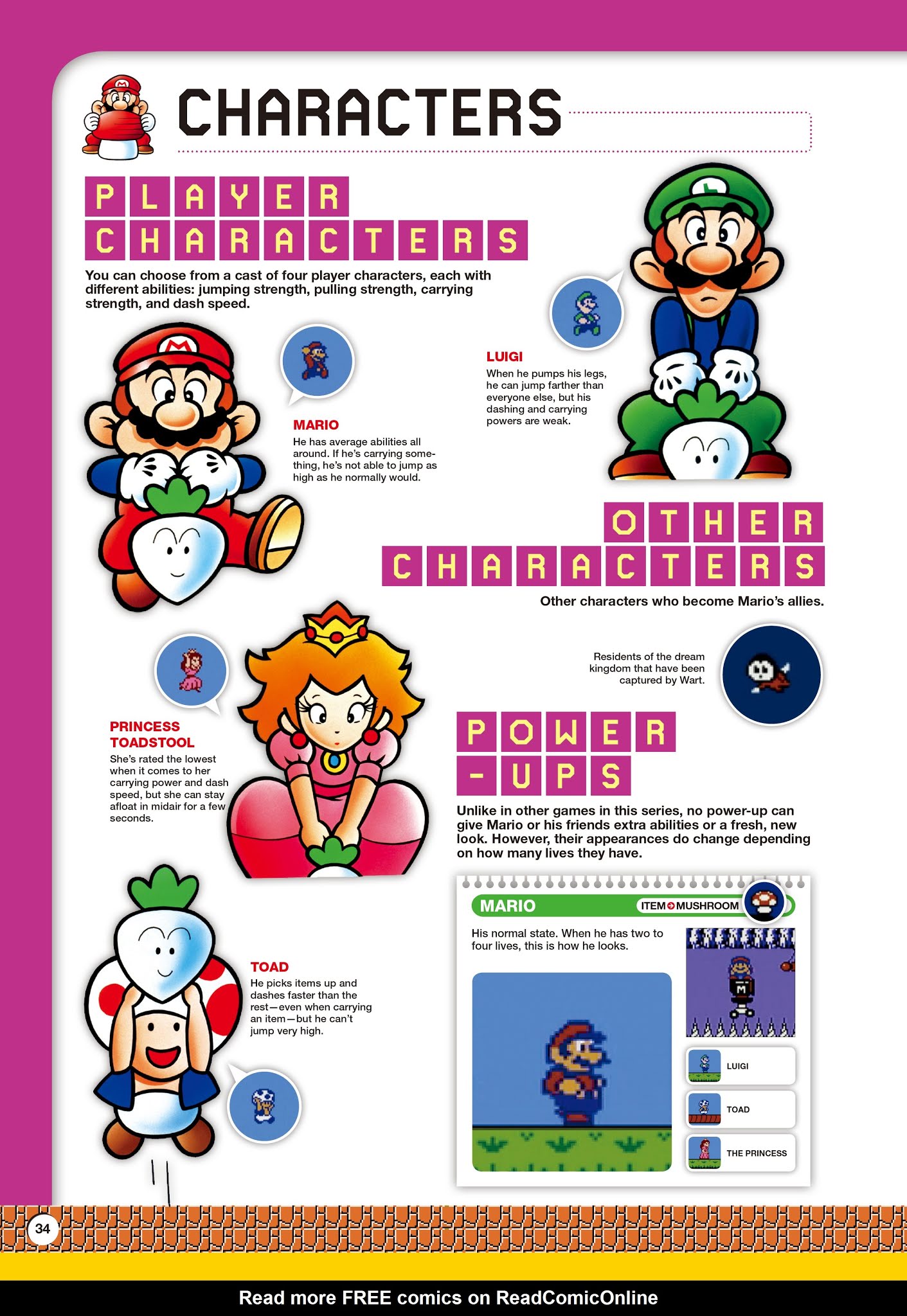 Read online Super Mario Bros. Encyclopedia: The Official Guide to the First 30 Years comic -  Issue # TPB (Part 1) - 35