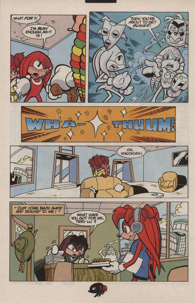 Read online Knuckles the Echidna comic -  Issue #10 - 18