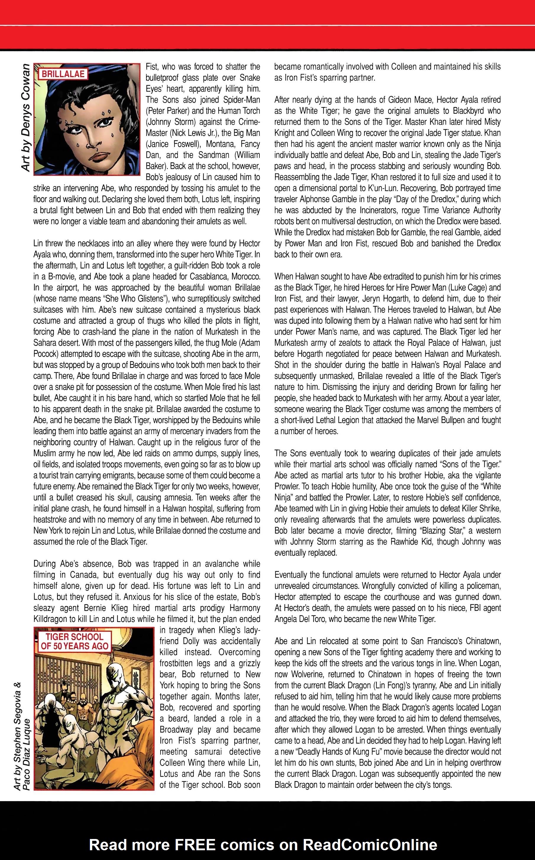 Read online Official Handbook of the Marvel Universe A to Z comic -  Issue # TPB 10 (Part 2) - 122