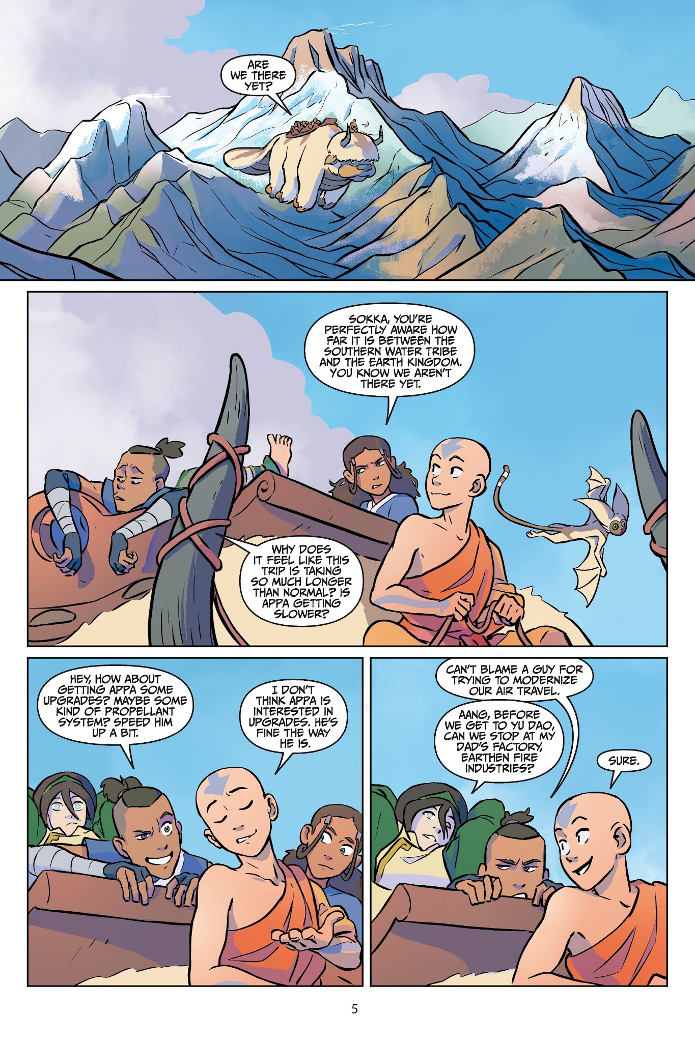 Read online Nickelodeon Avatar: The Last Airbender - Imbalance comic -  Issue # TPB 1 - 6