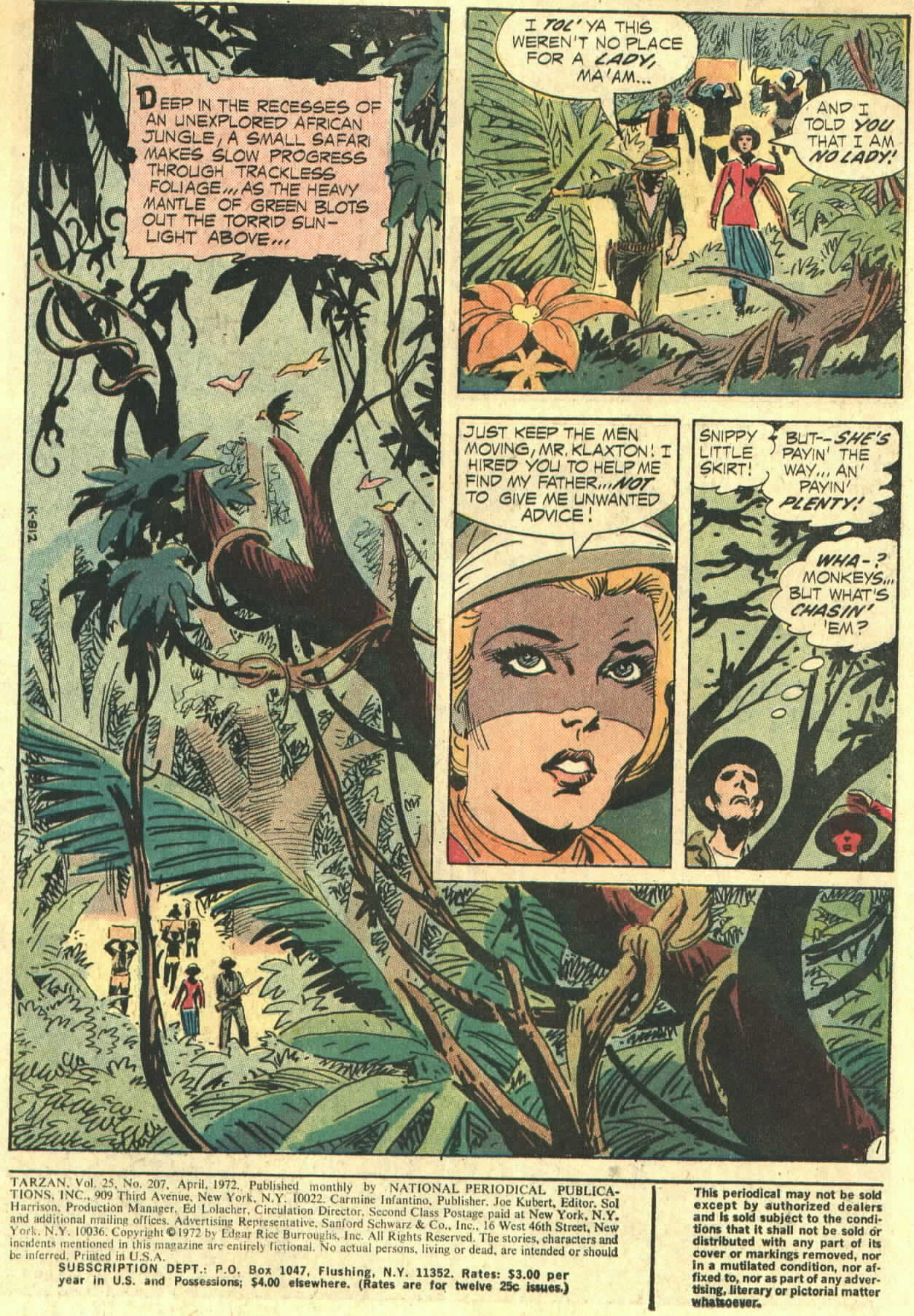 Read online Tarzan (1972) comic -  Issue #207 - 2