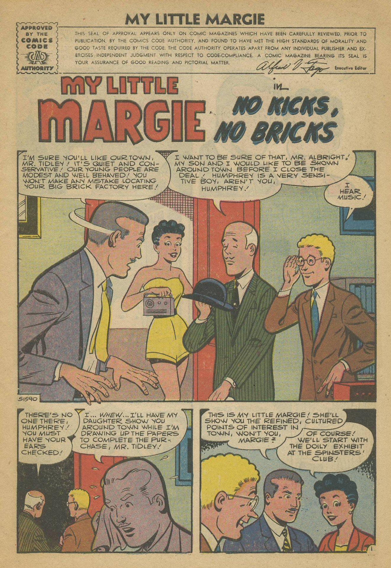 Read online My Little Margie (1954) comic -  Issue #16 - 3