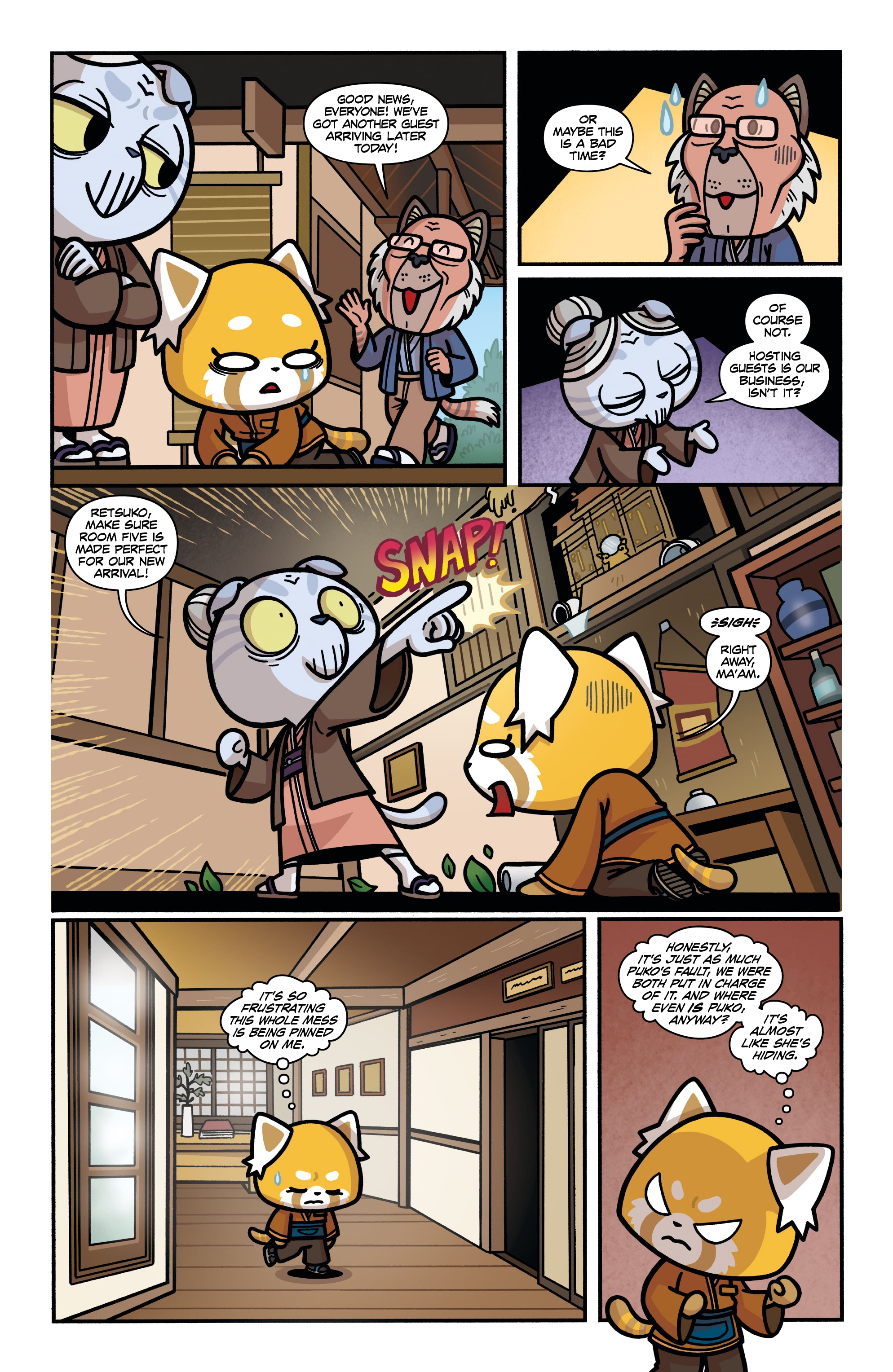 Read online Aggretsuko: Out of Office comic -  Issue #2 - 6