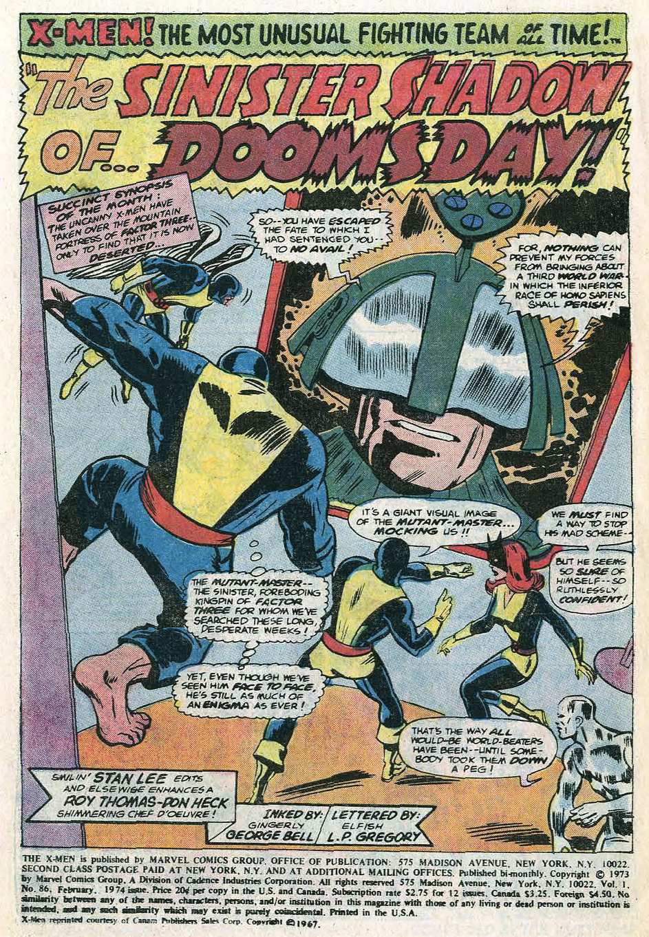 Read online Uncanny X-Men (1963) comic -  Issue #86 - 3