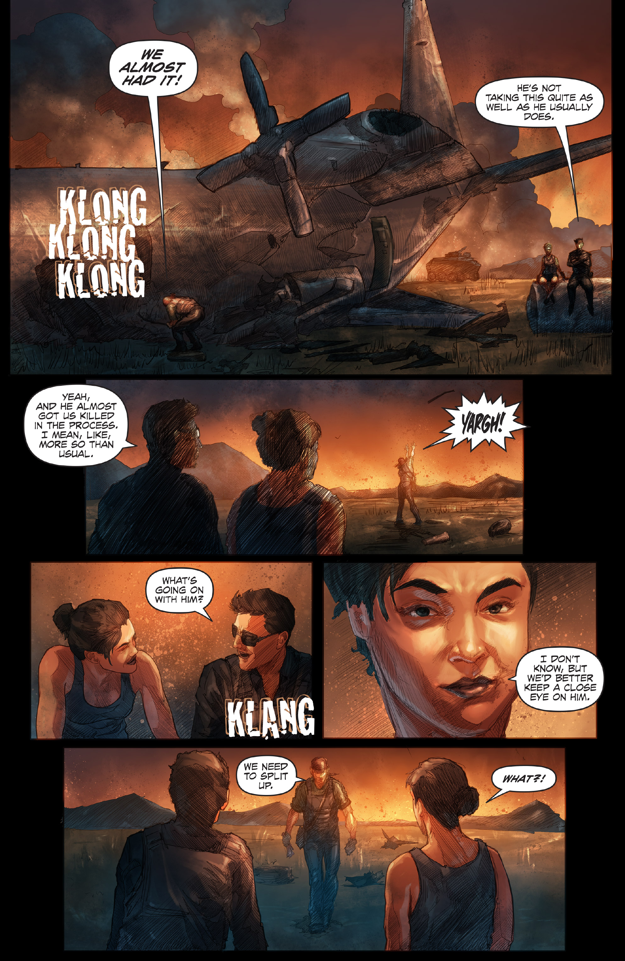 Read online Afterburn: Crossfire comic -  Issue #2 - 6