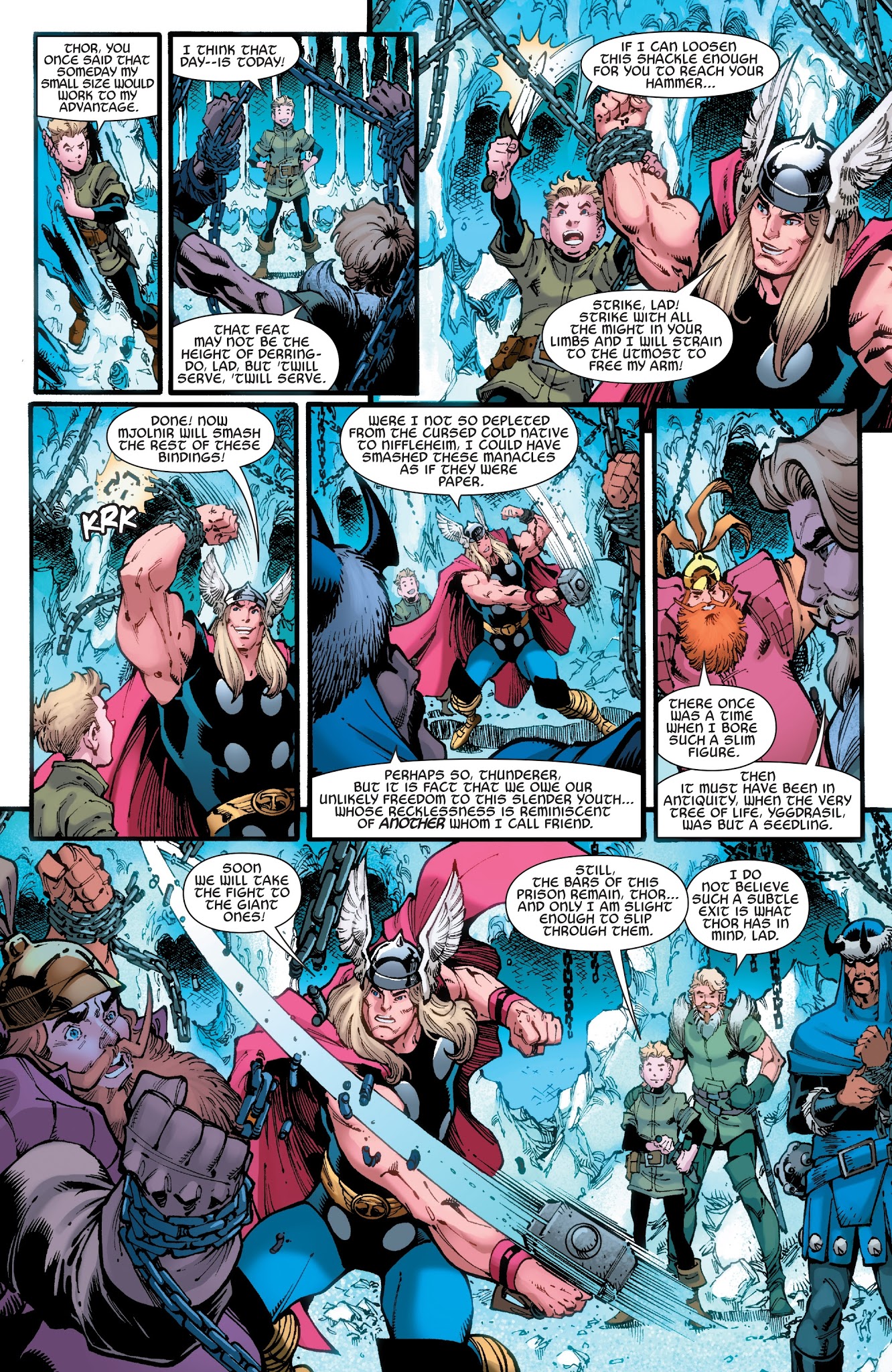 Read online Thor: Where Walk The Frost Giants comic -  Issue # Full - 14