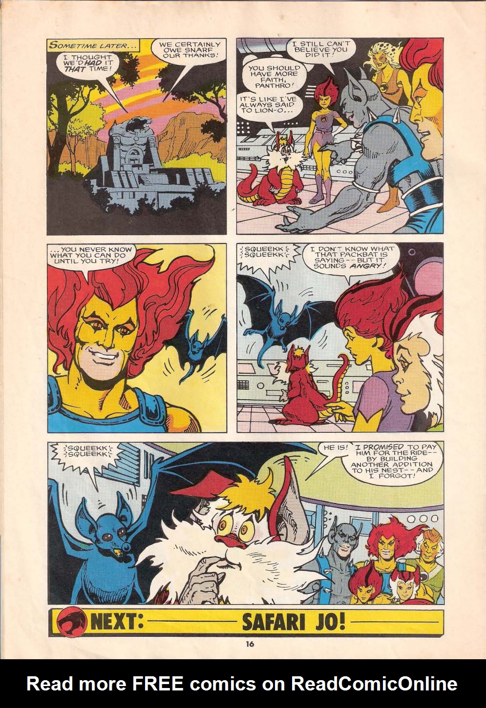 Read online ThunderCats (1987) comic -  Issue #26 - 15