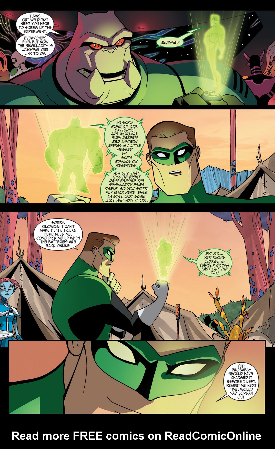 Read online Green Lantern: The Animated Series comic -  Issue #8 - 11