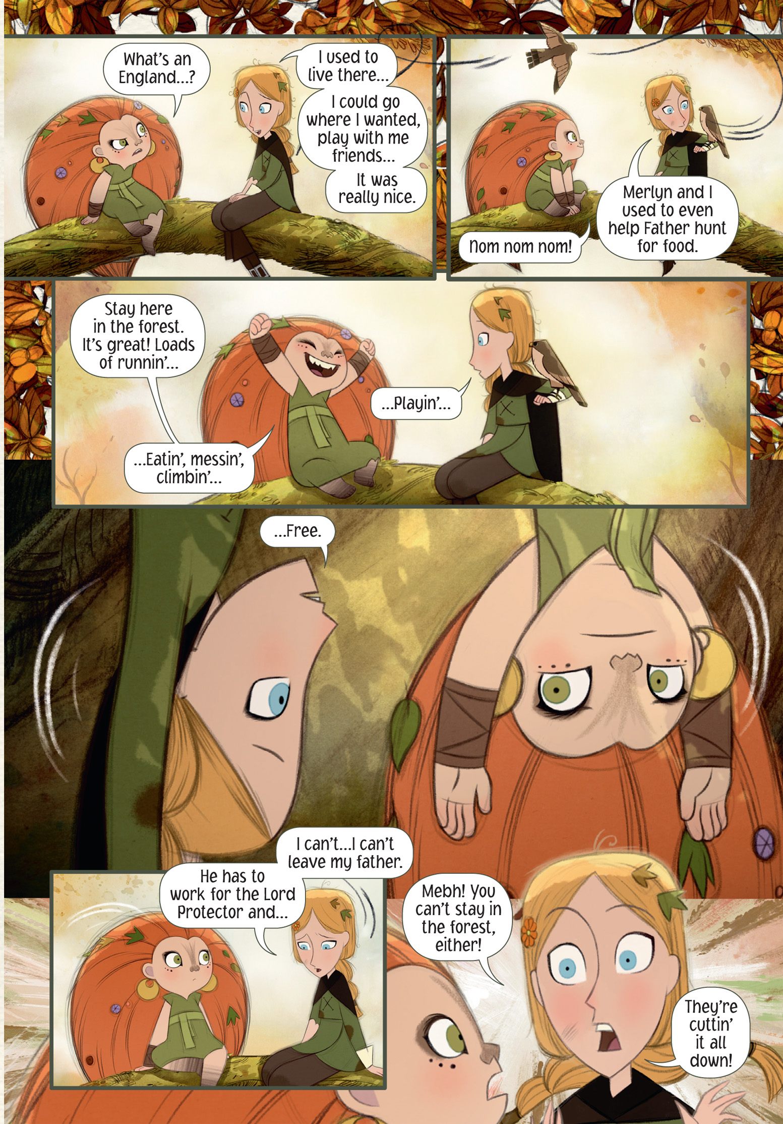 Read online Wolfwalkers: The Graphic Novel comic -  Issue # TPB (Part 2) - 10